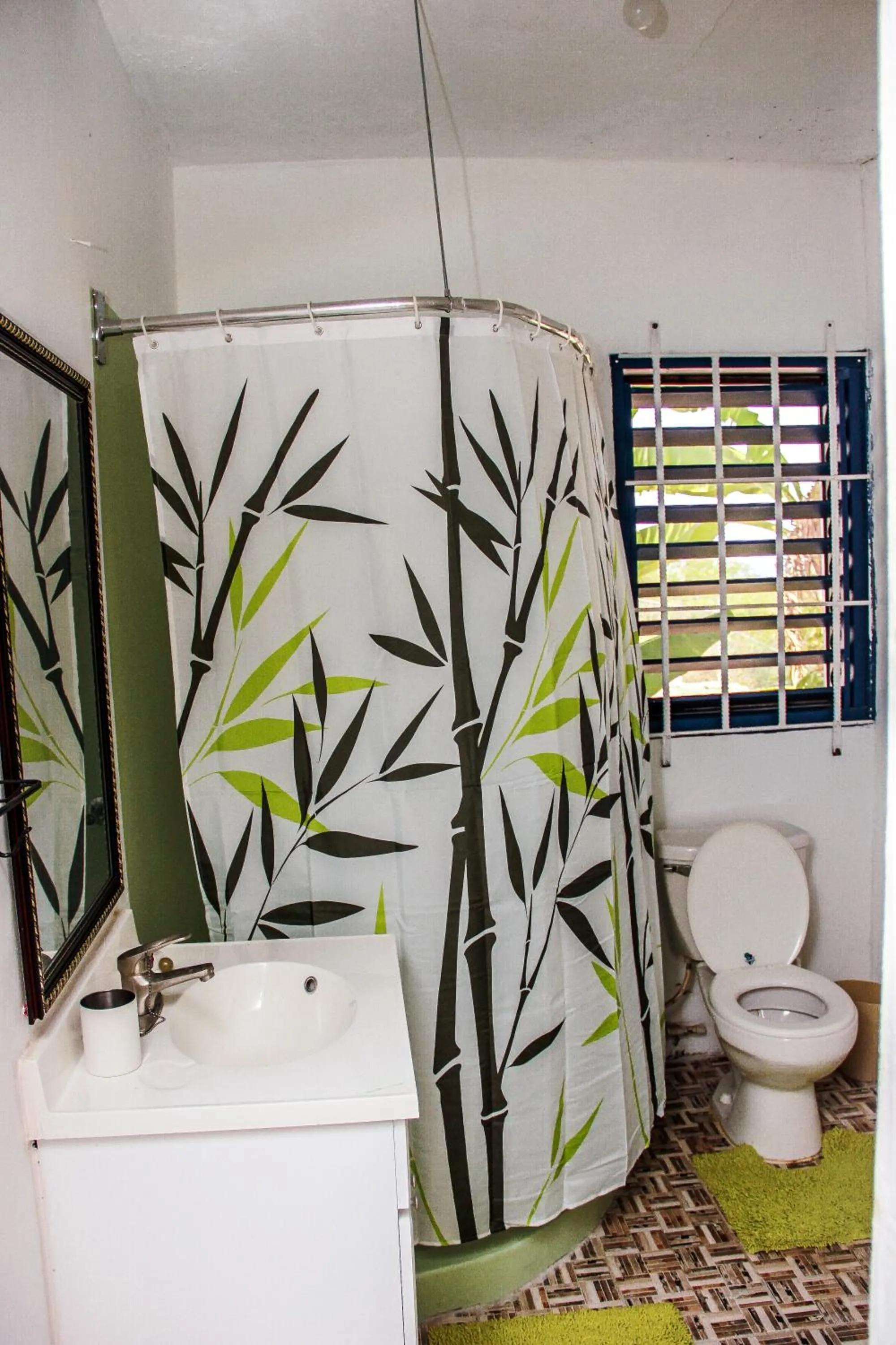 Shower in Sunshine Lodge: Your home away from home