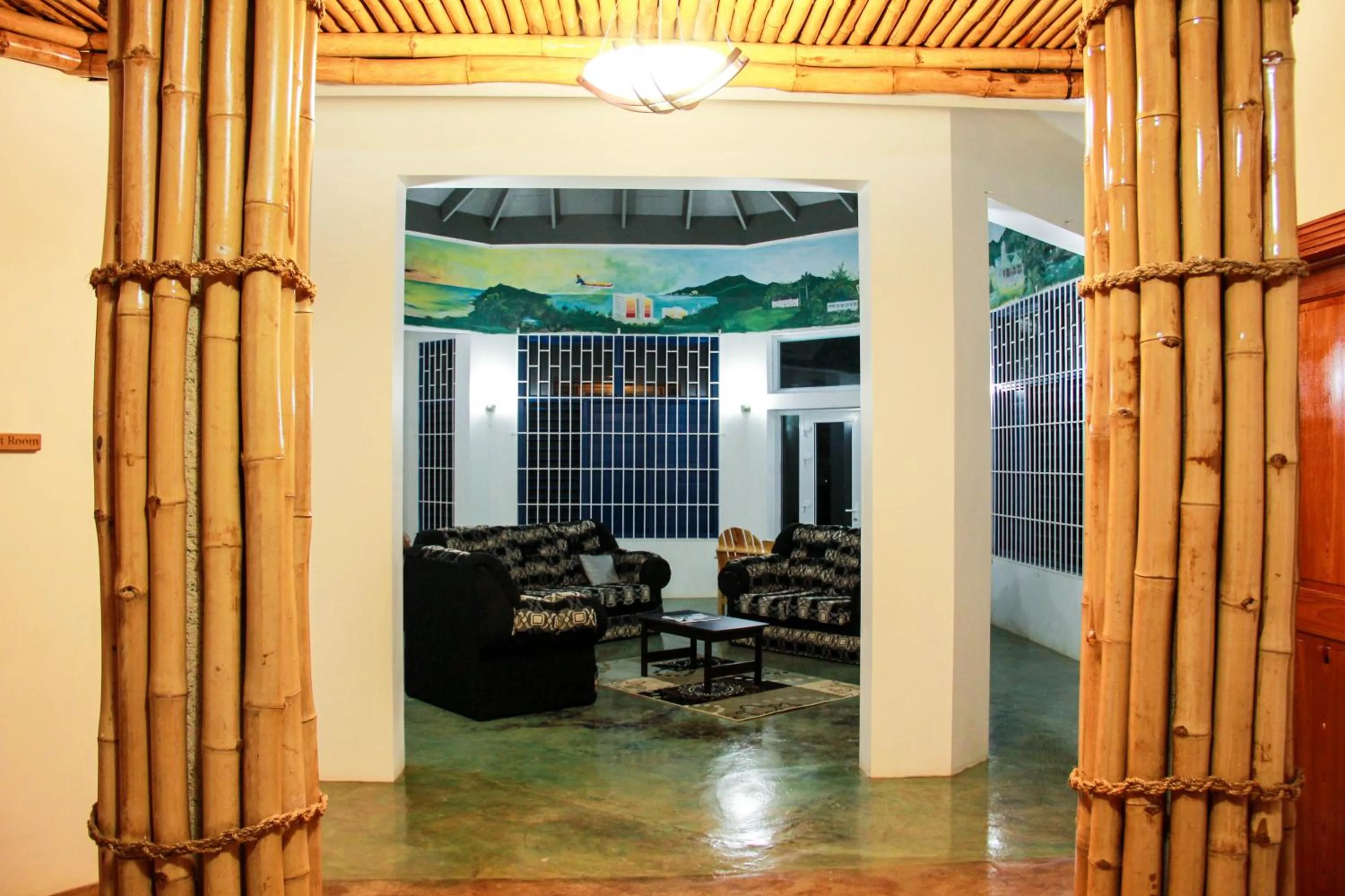 Communal lounge/ TV room in Sunshine Lodge: Your home away from home