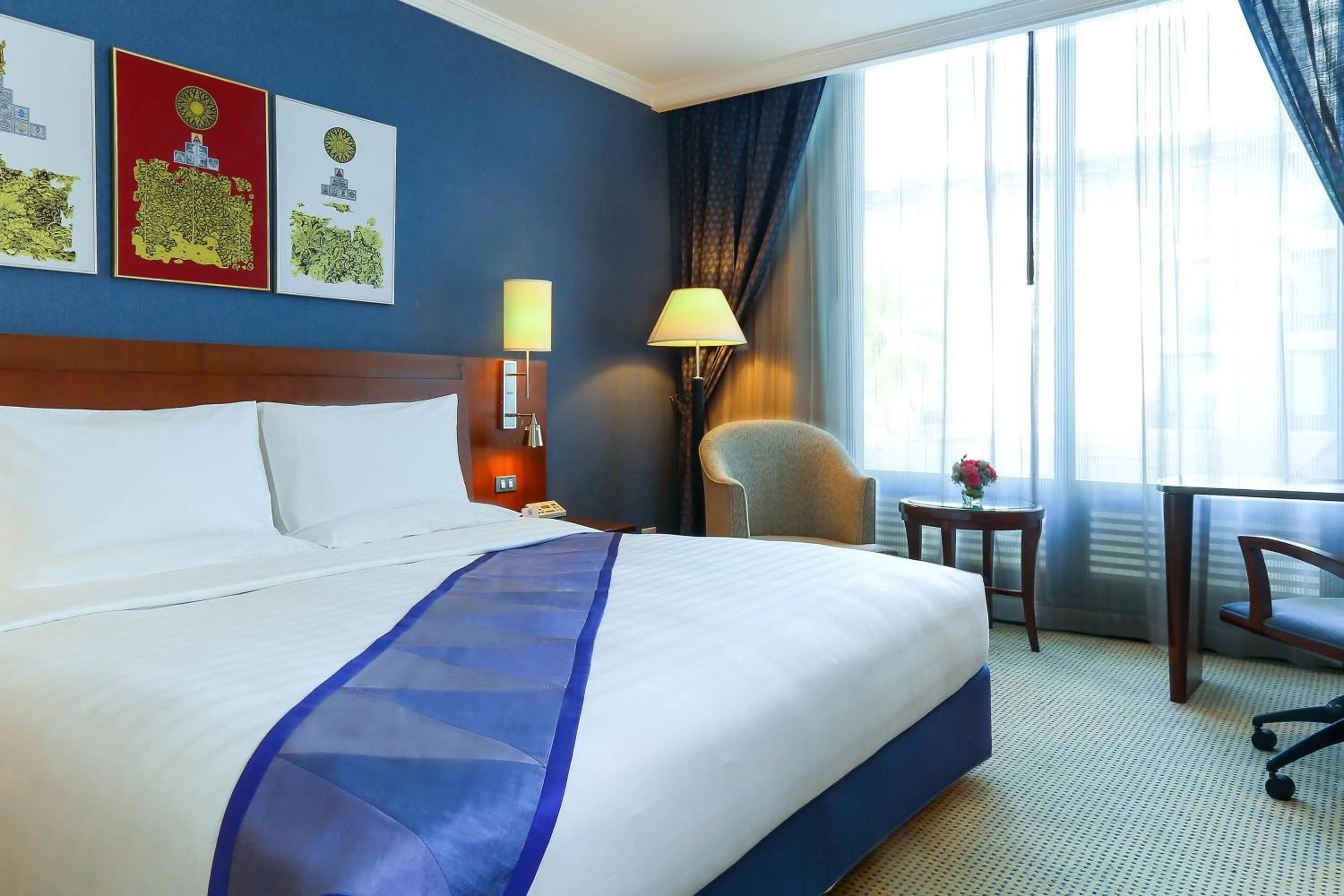 Bed in Novotel Bangkok Suvarnabhumi Airport