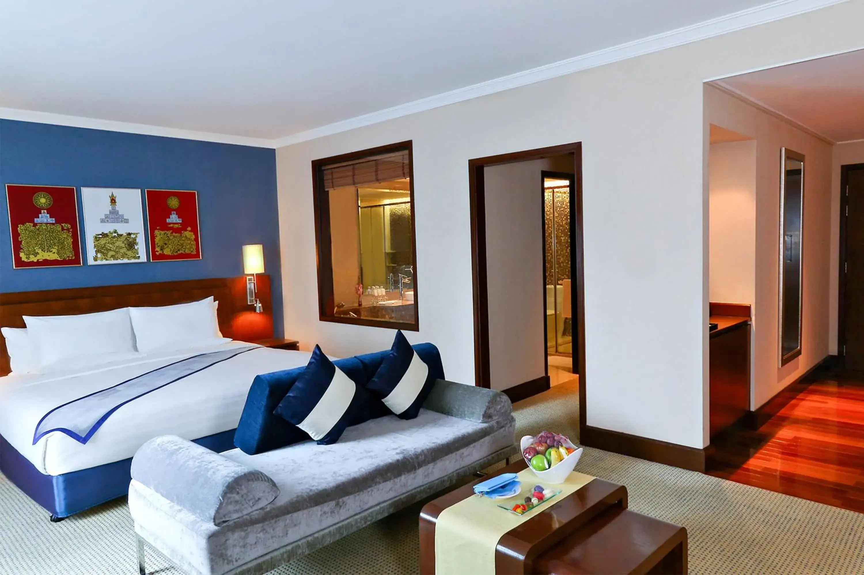 Bed in Hyatt Regency Bangkok Suvarnabhumi Airport Bed in Hyatt Regency Bangkok Suvarnabhumi Airport