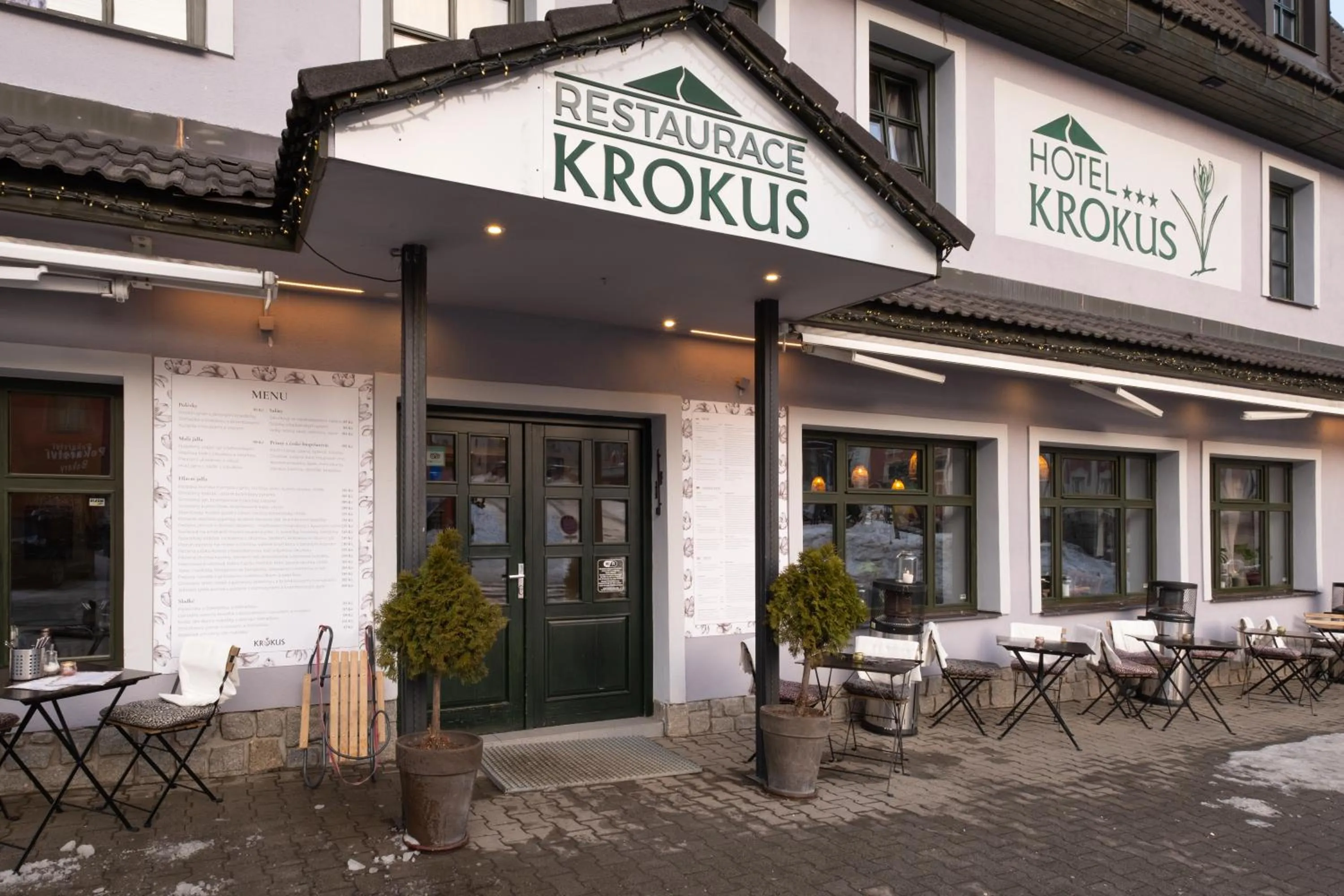 Property building in Hotel Krokus
