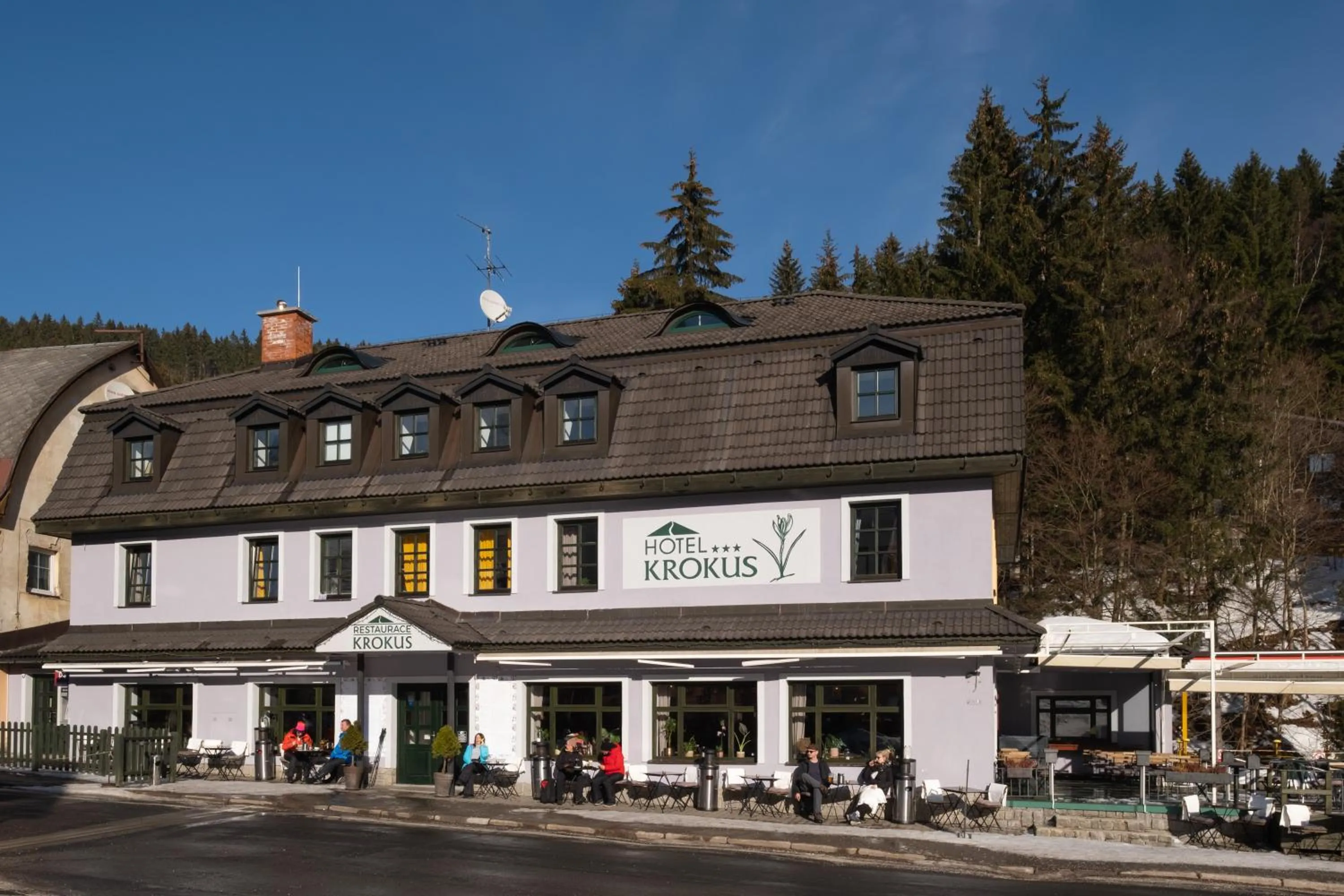 Property building in Hotel Krokus
