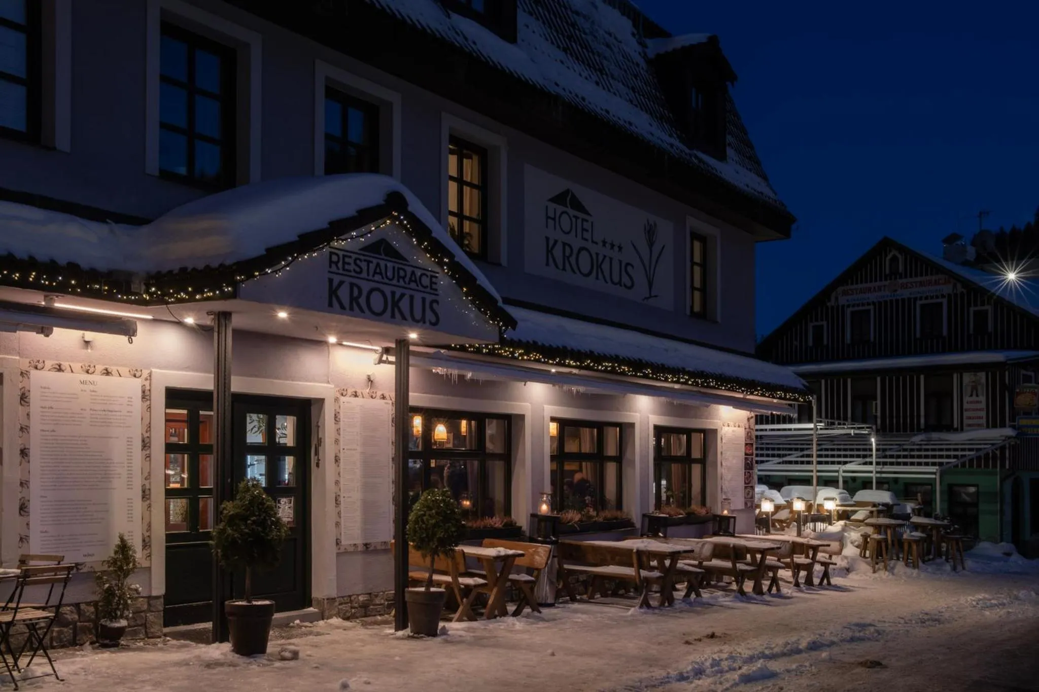 Property building in Hotel Krokus