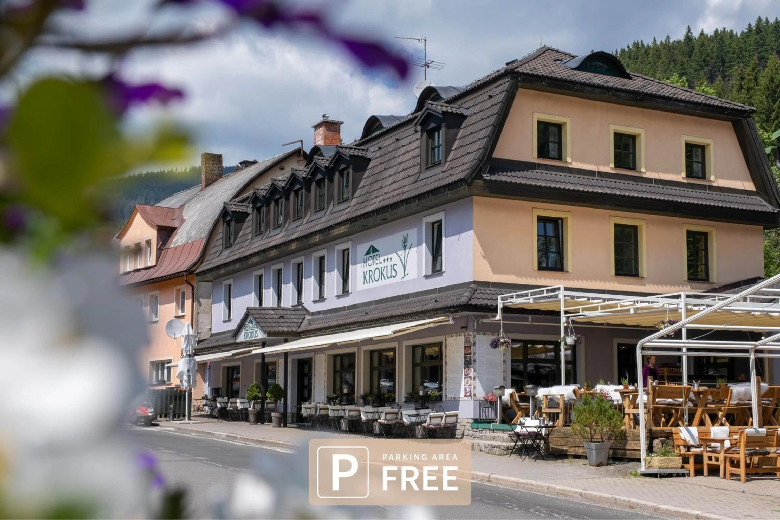 Property building in Hotel Krokus