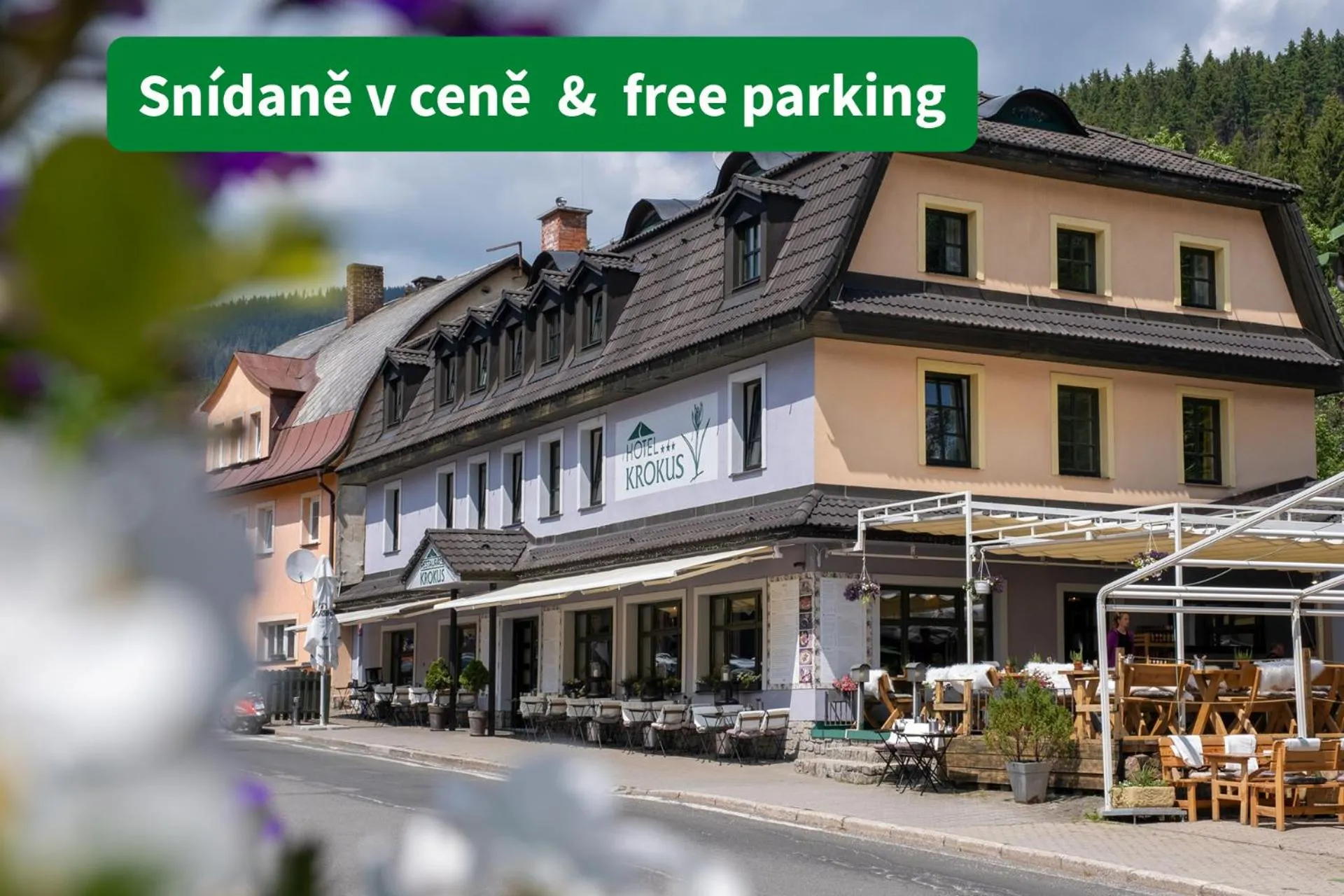 Property building in Hotel Krokus