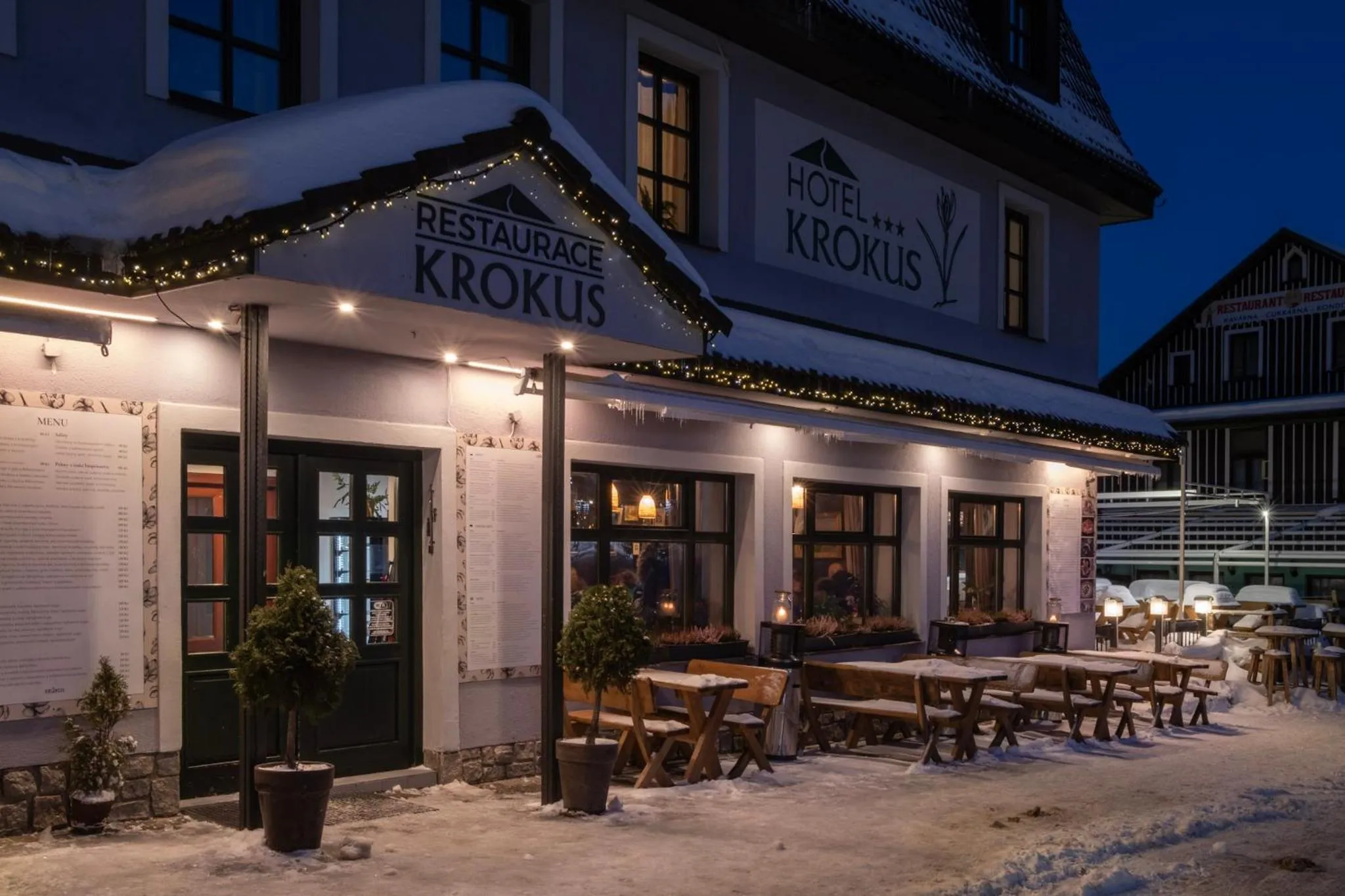 Property building in Hotel Krokus