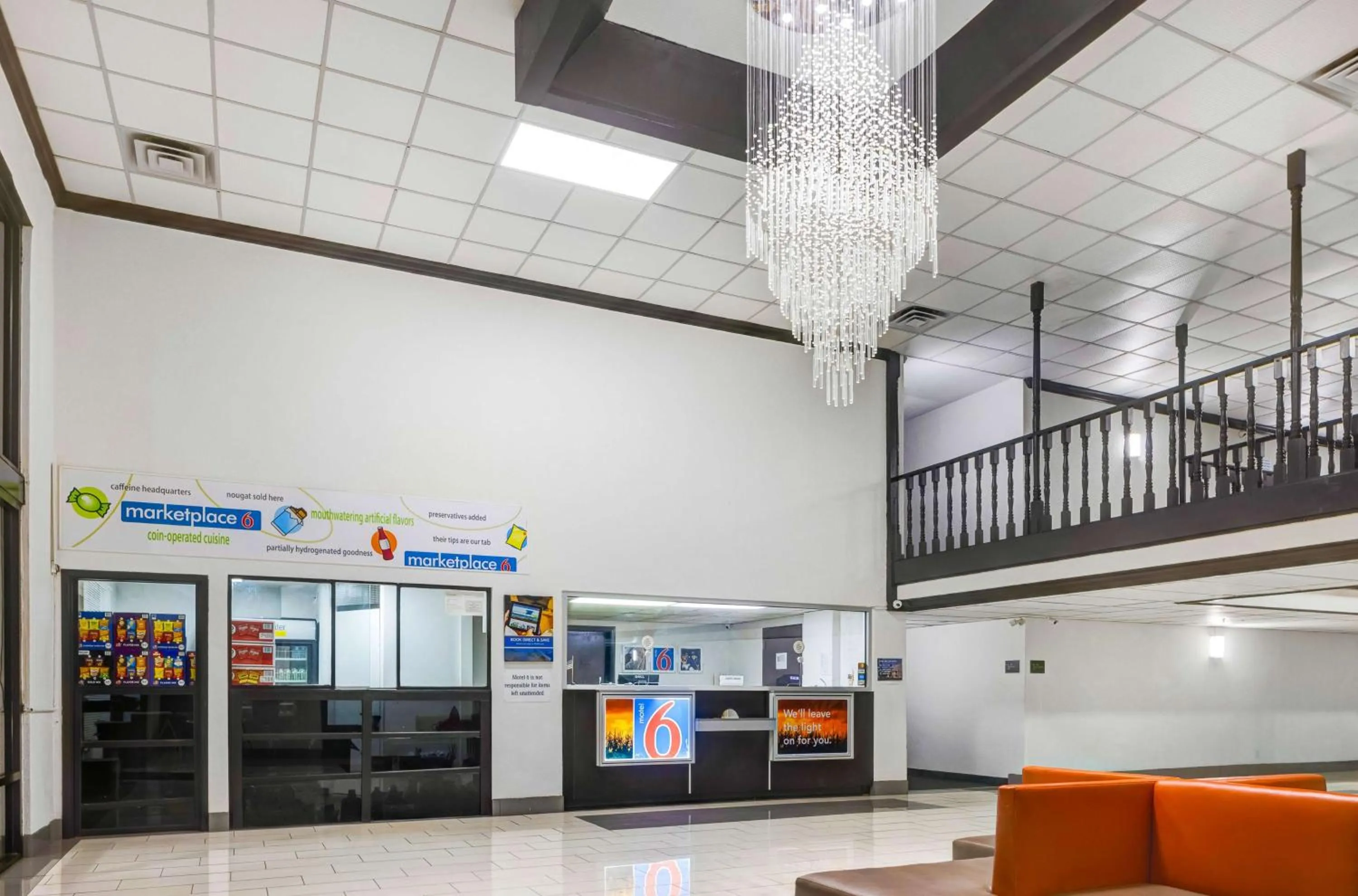 Lobby or reception in Motel 6 Indianapolis IN