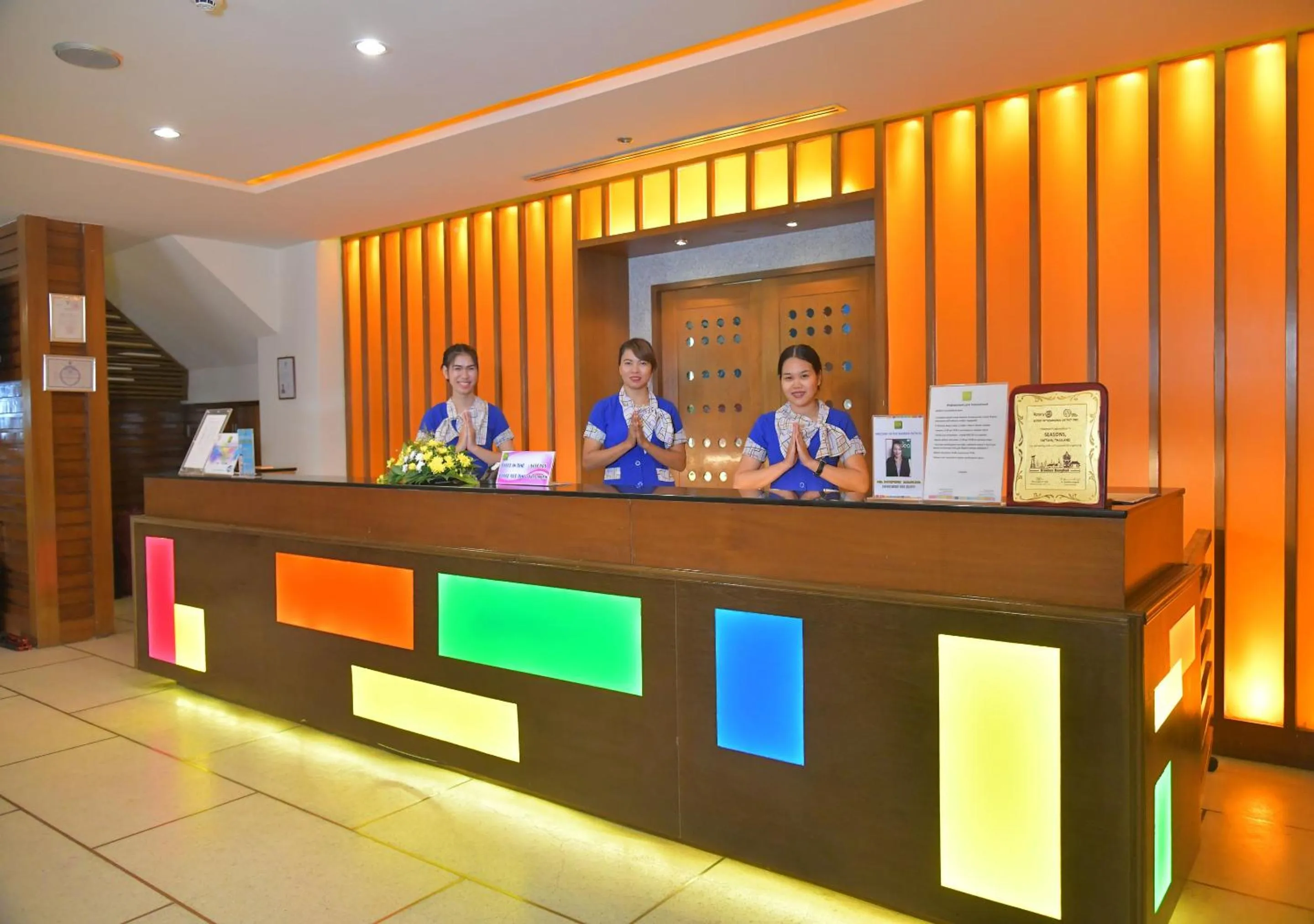 Lobby or reception in The Seasons Pattaya