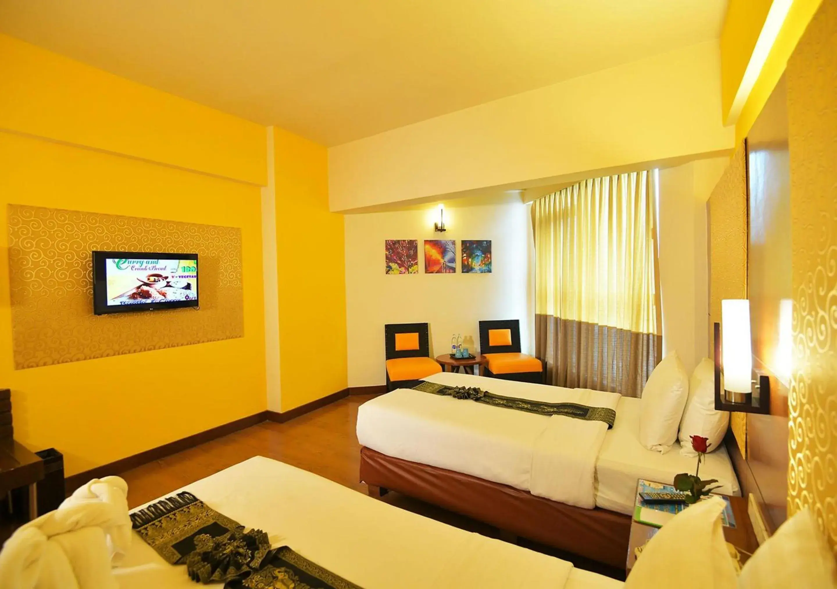 TV and multimedia, Bed in The Seasons Pattaya - SHA Plus Certified