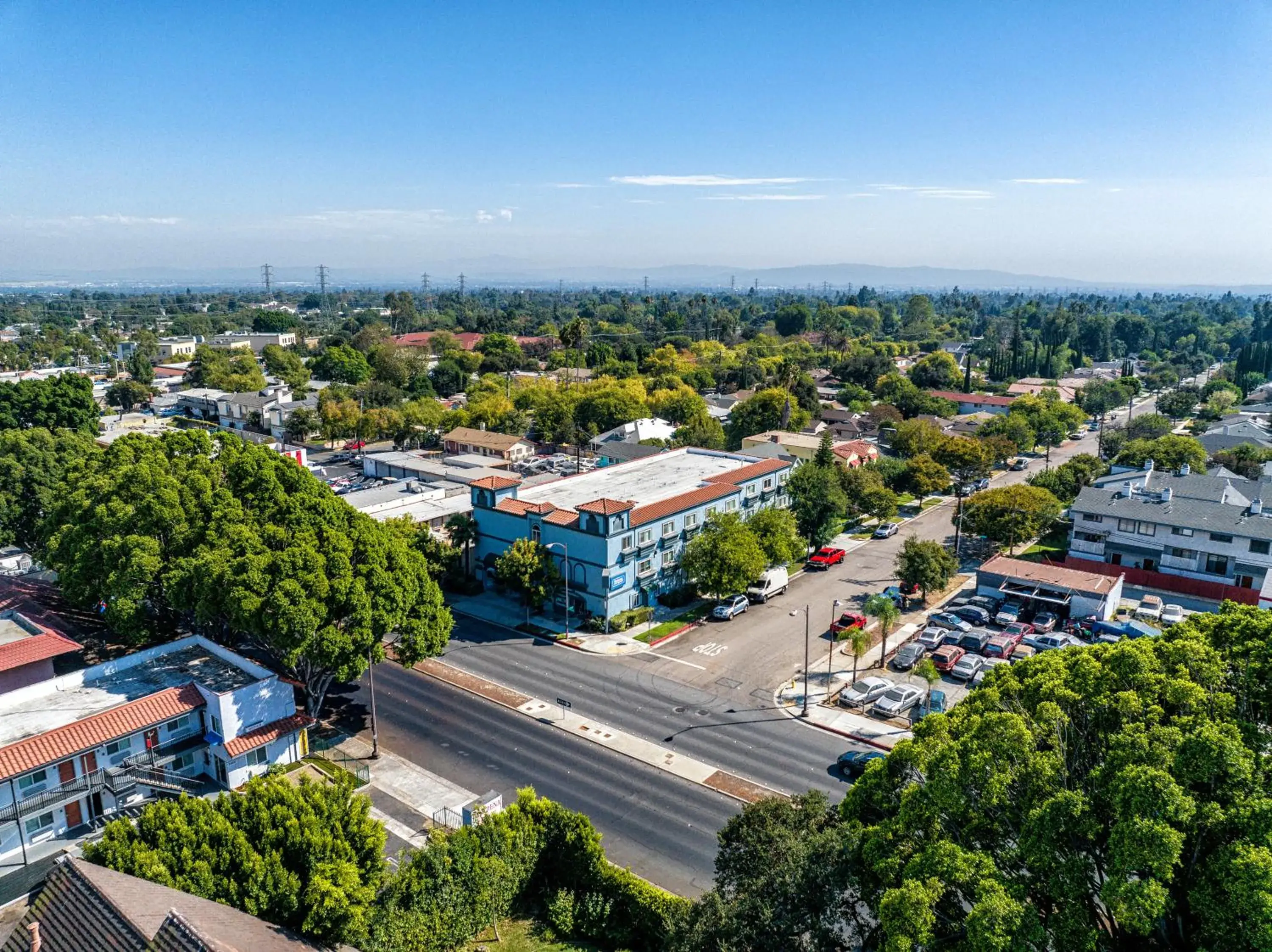 Bird's eye view in Rodeway Inn & Suites Pasadena Bird's eye view in Rodeway Inn & Suites Pasadena