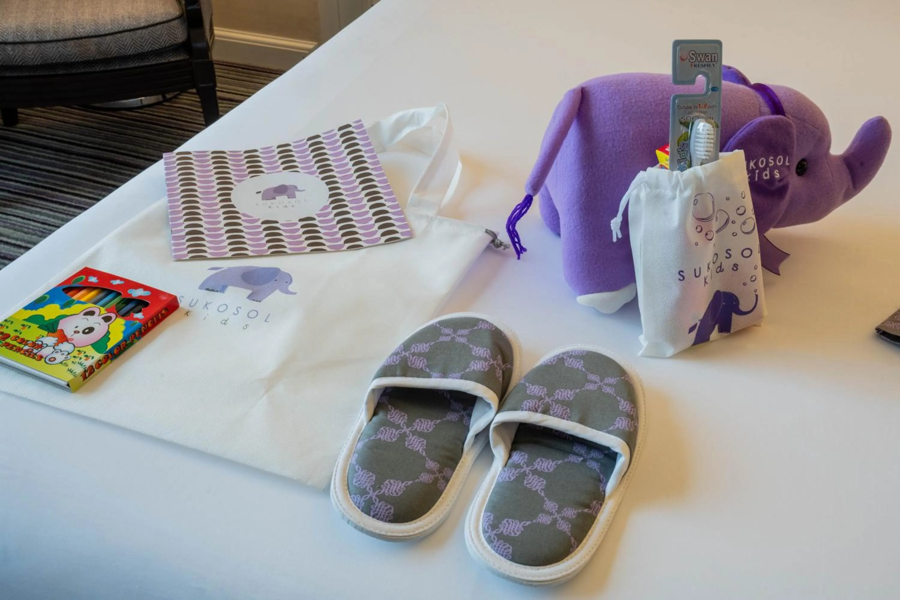 Bed in The Sukosol Hotel