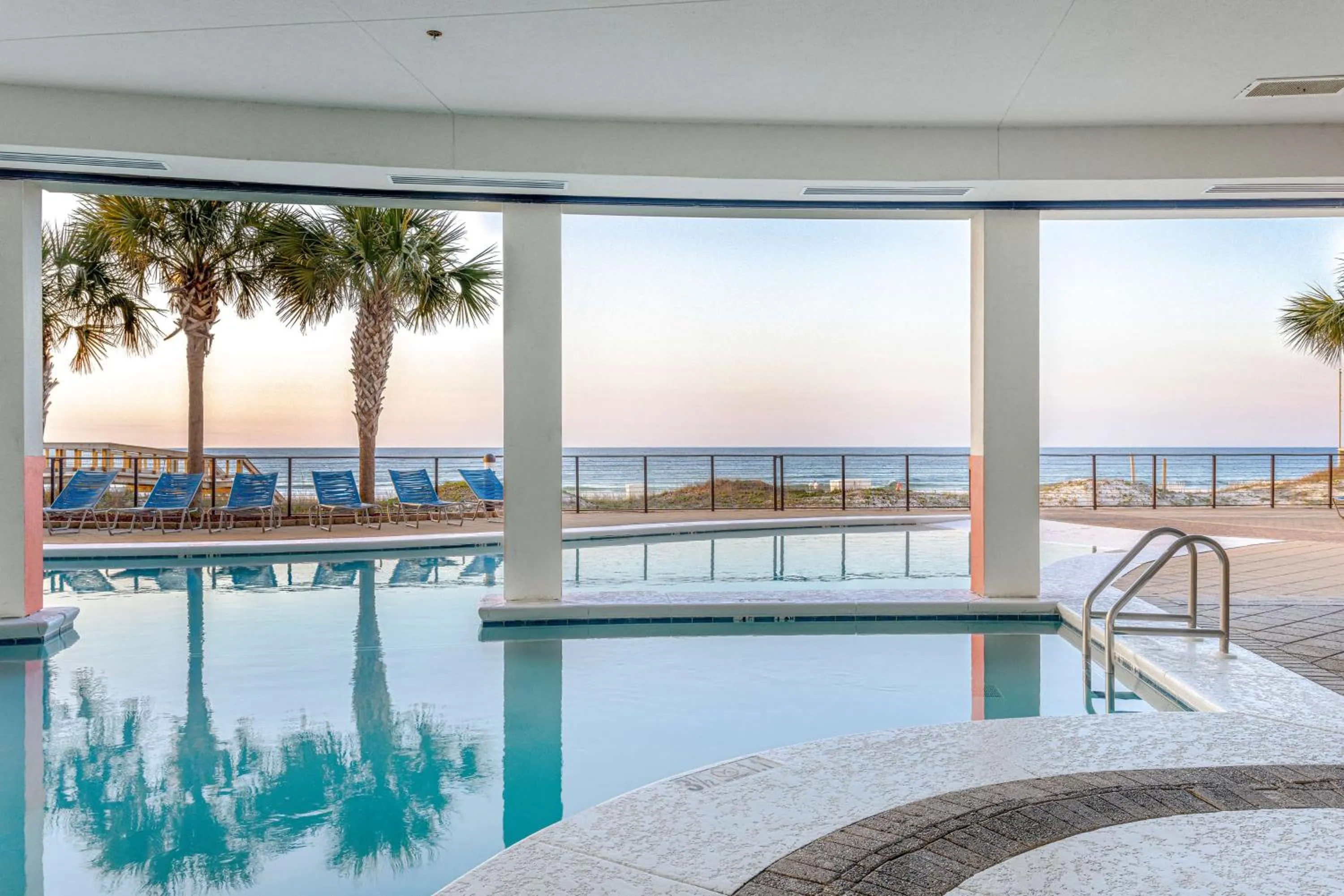 Pool view in Hampton Inn & Suites - Orange Beach