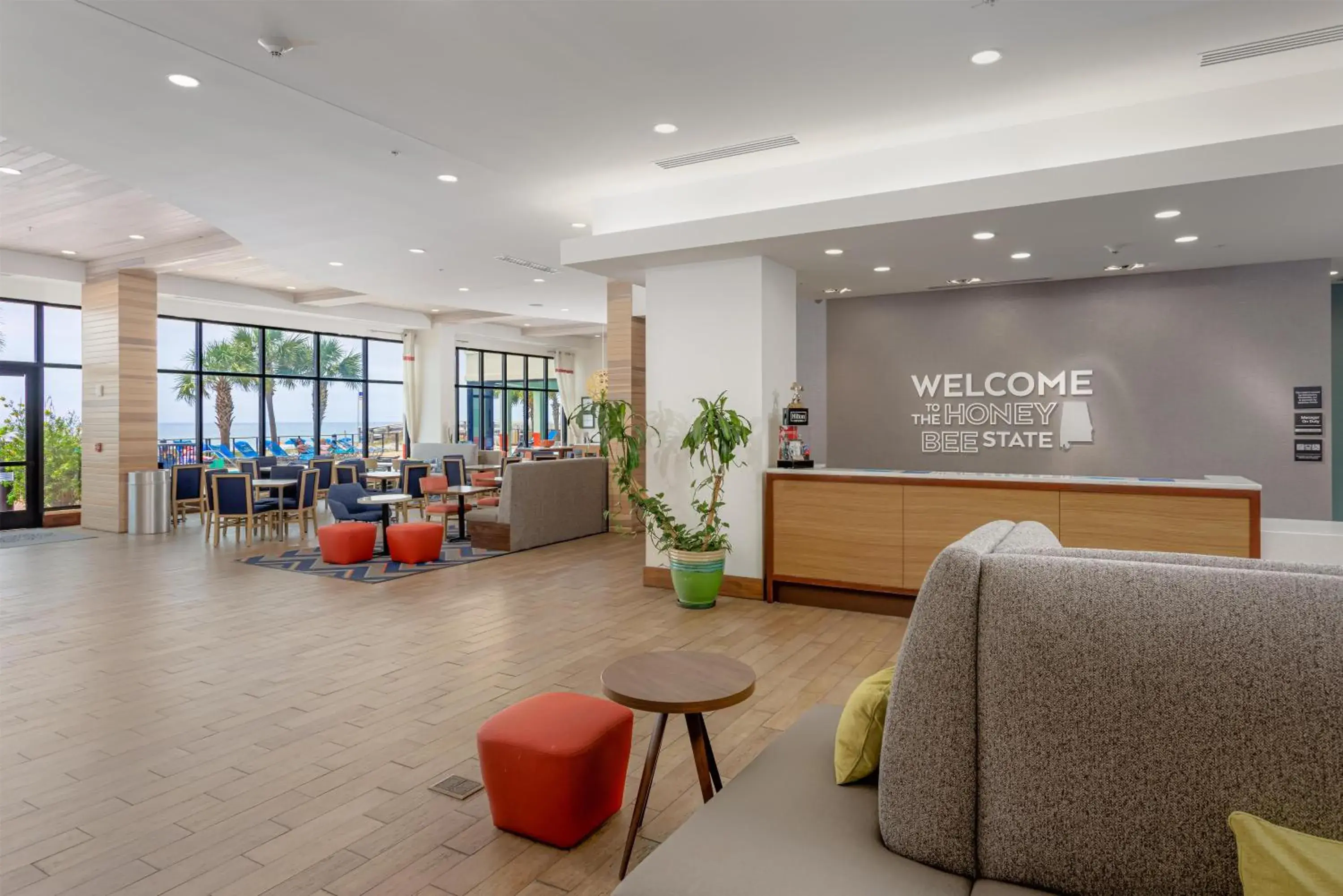 Lobby or reception in Hampton Inn & Suites - Orange Beach Lobby or reception in Hampton Inn & Suites - Orange Beach
