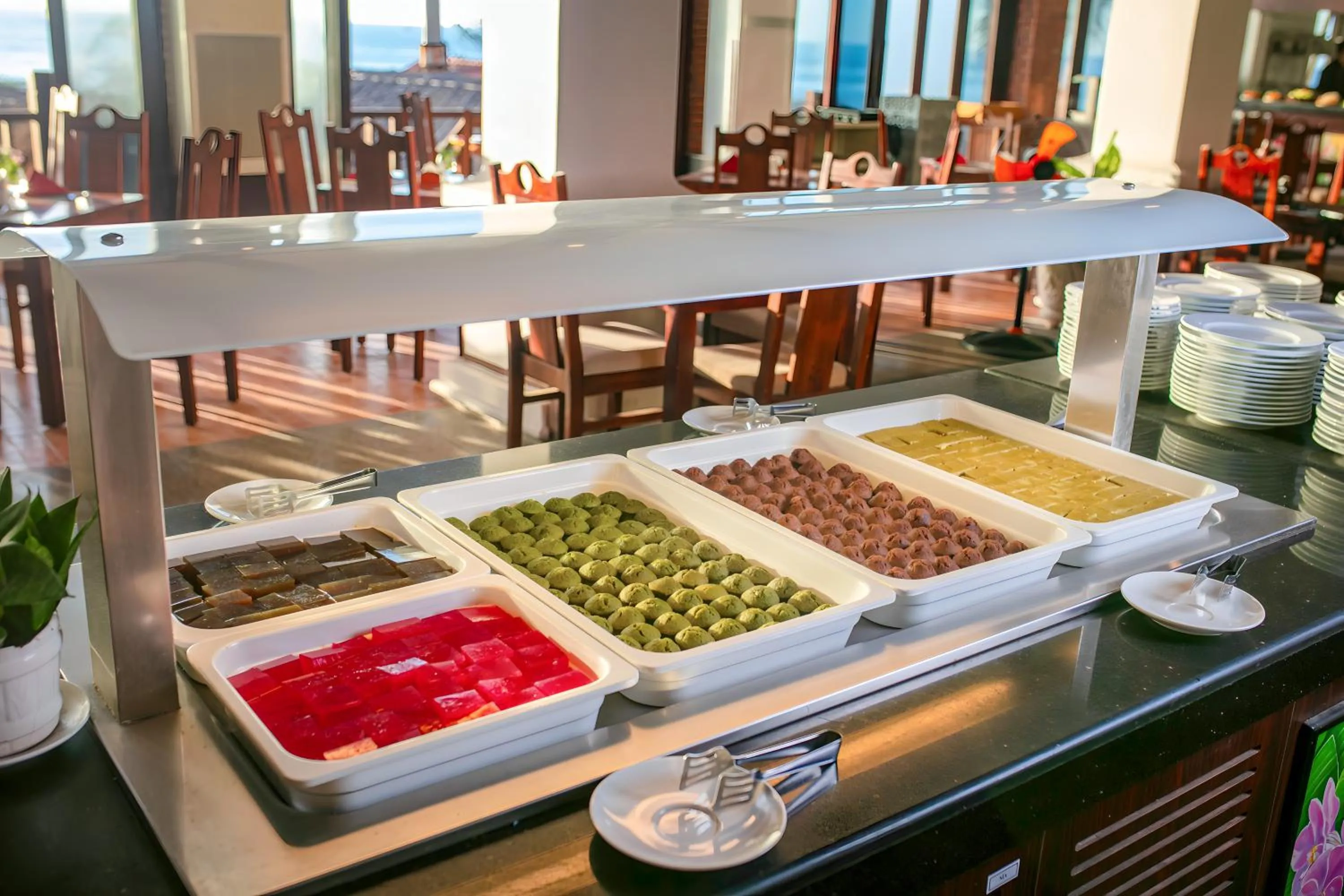 Breakfast in Sea Lion Beach Resort Mui Ne