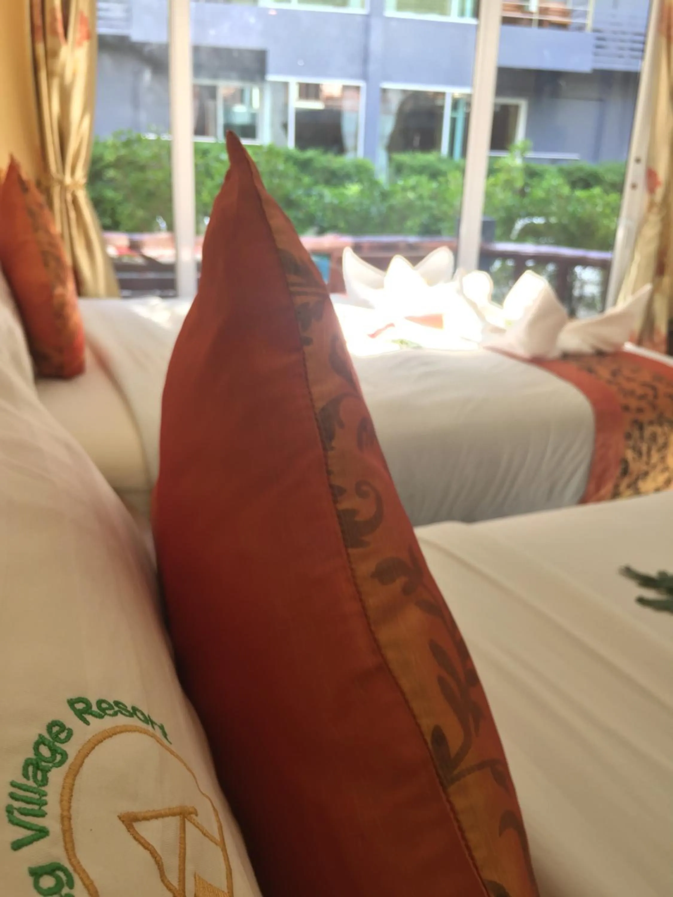 Balcony/Terrace, Bed in Aonang Village Resort