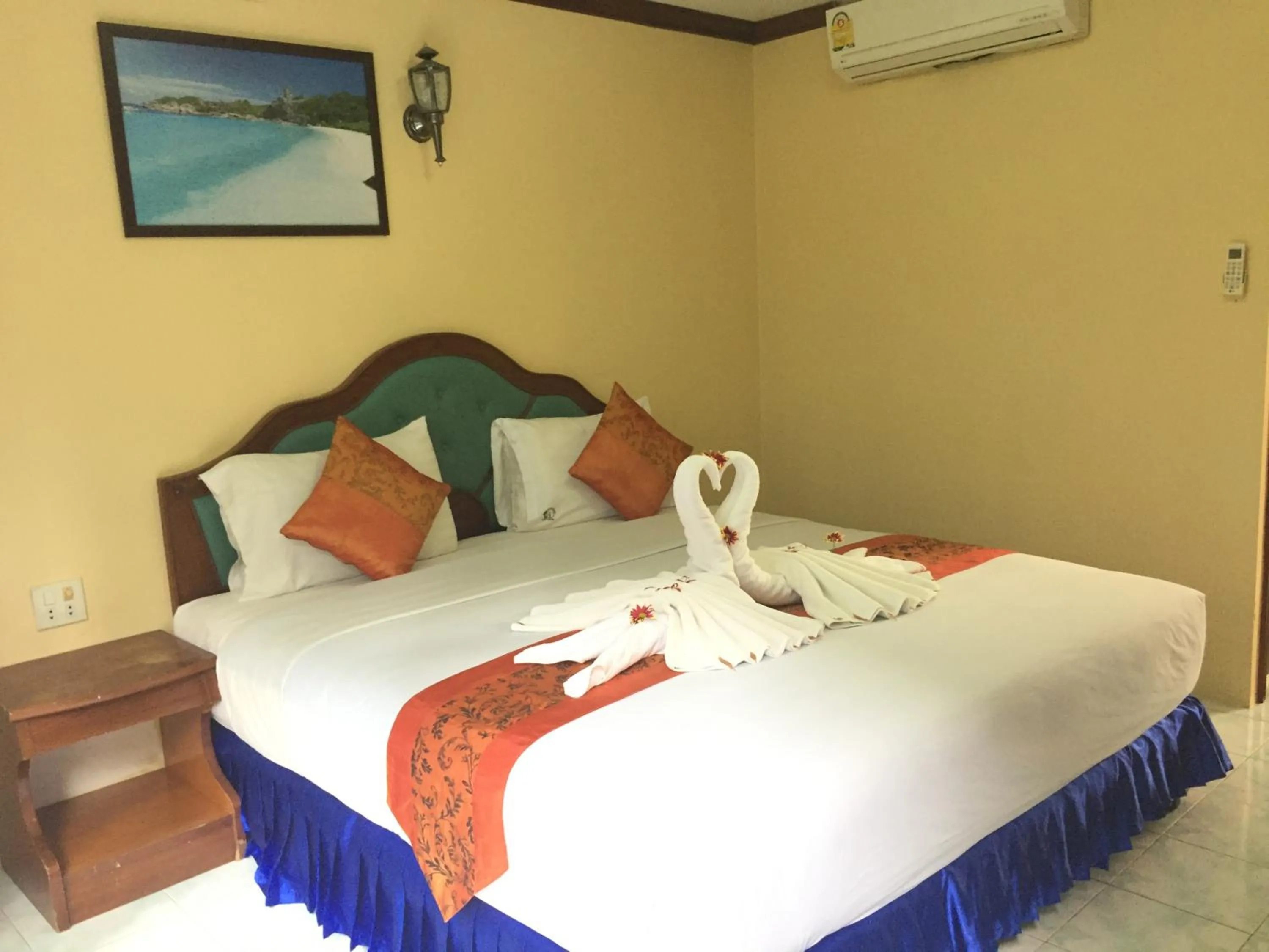 Bed in Aonang Village Resort