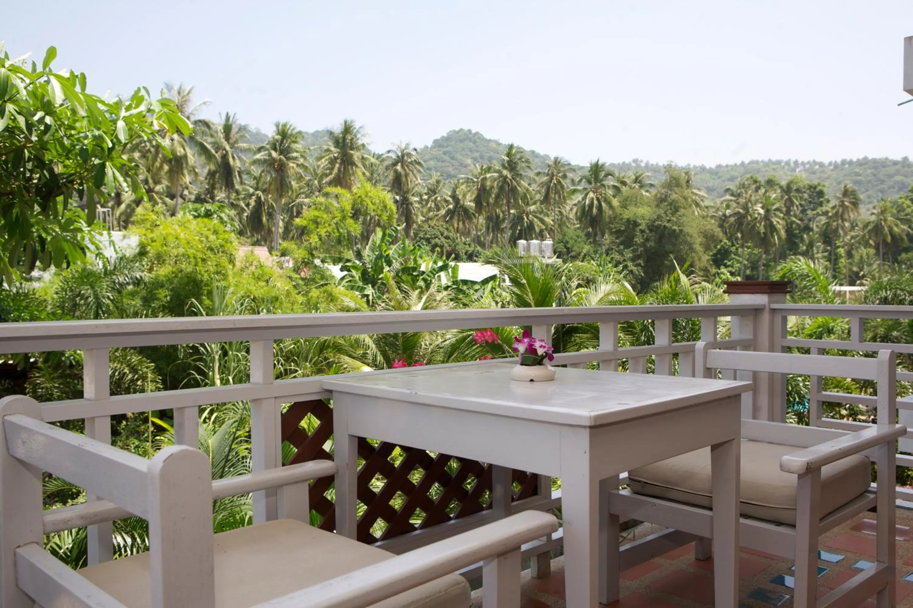 Balcony/Terrace in Simple Life Resort Koh Tao
