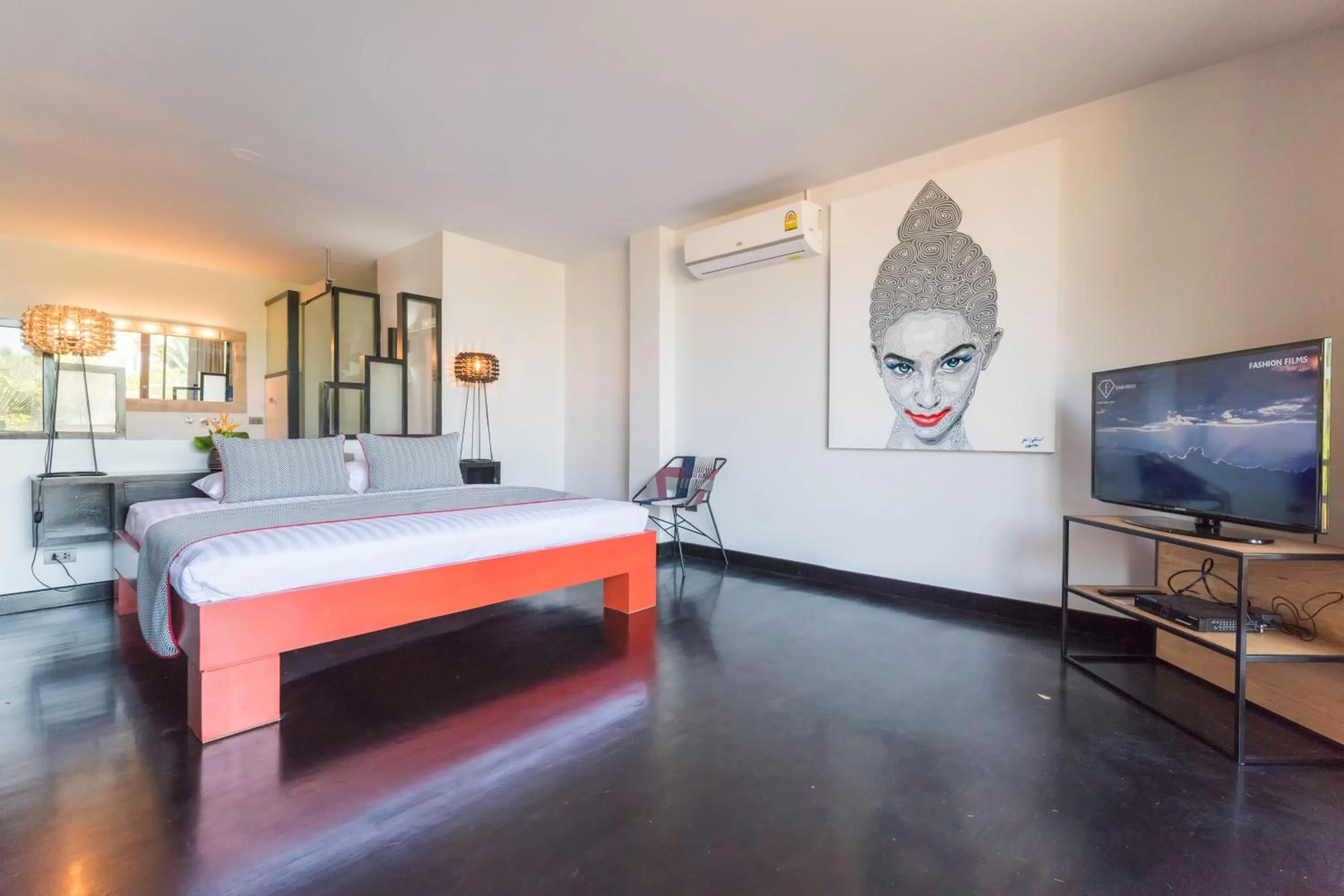 Bedroom in The Sunset Beach Resort & Spa, Taling Ngam, Ko Samui