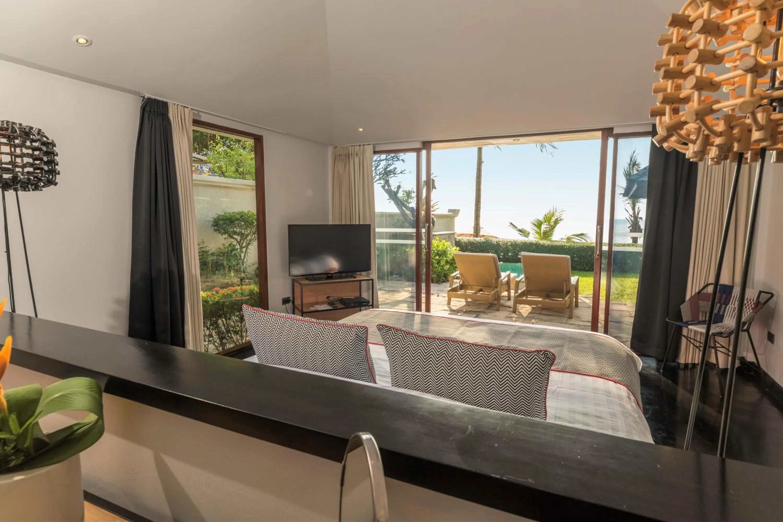 Bedroom in The Sunset Beach Resort & Spa, Taling Ngam, Ko Samui