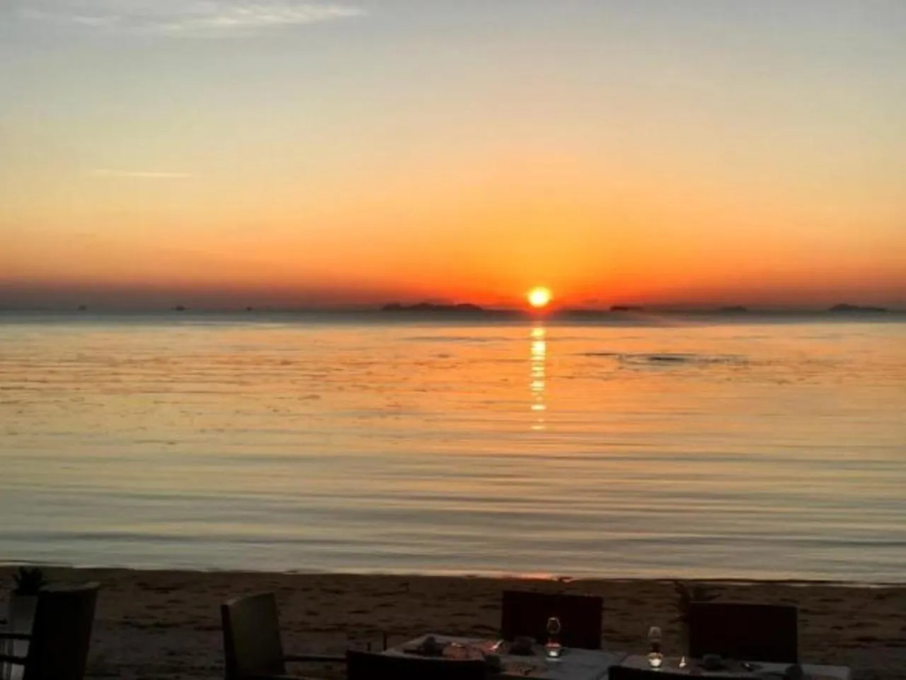 Sunset in The Sunset Beach Resort & Spa, Taling Ngam, Ko Samui