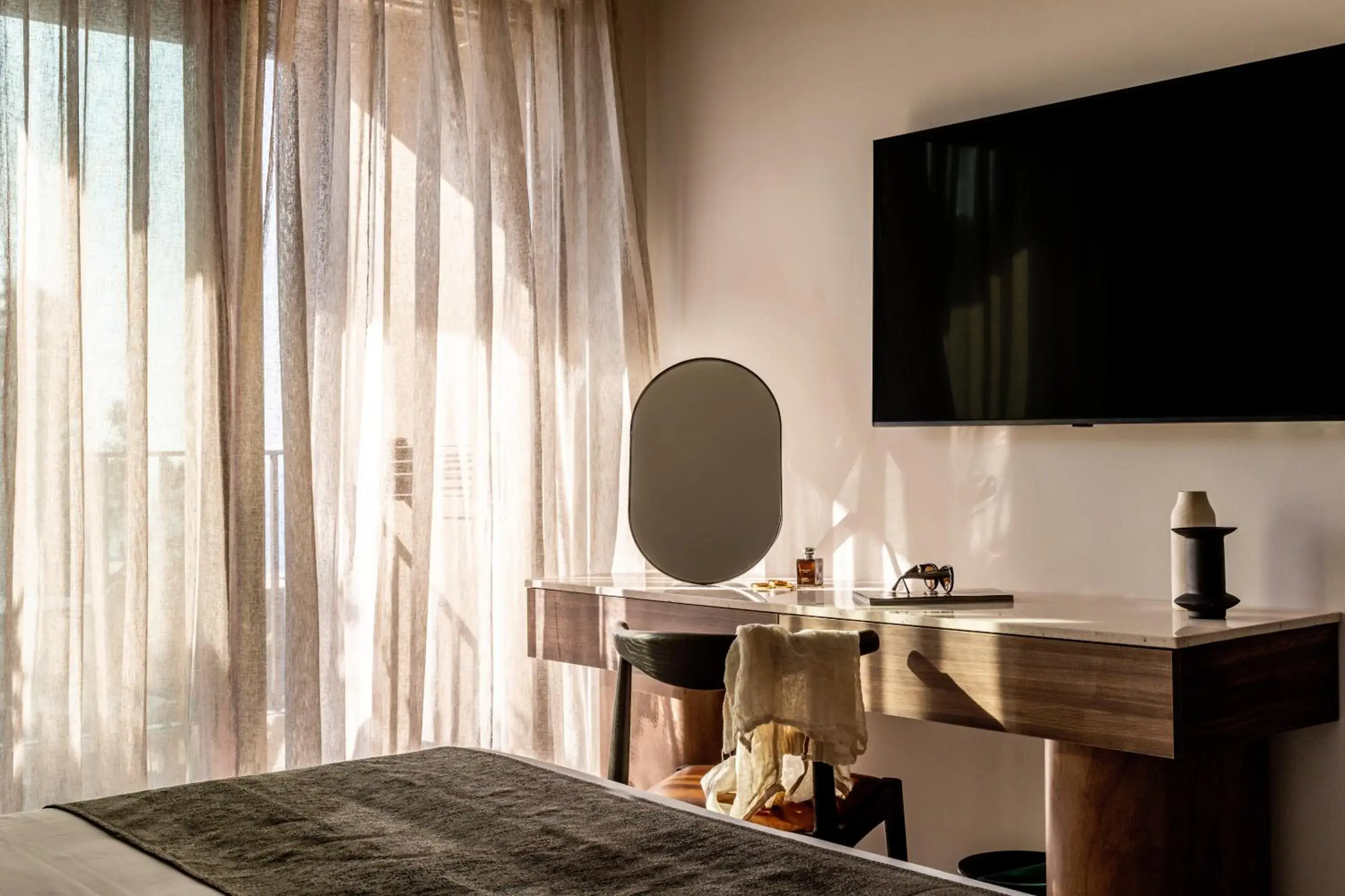 View (from property/room), Bed in Elios Hill View (from property/room), Bed in Elios Hill