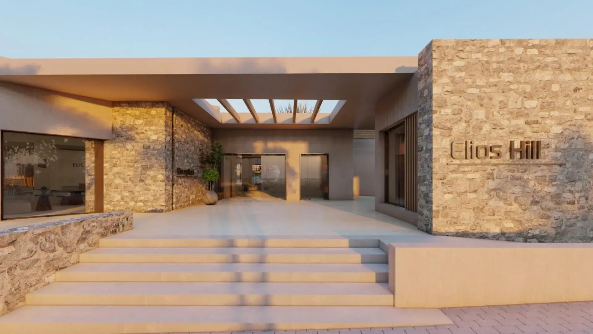 Facade/entrance in Elios Hill Facade/entrance in Elios Hill