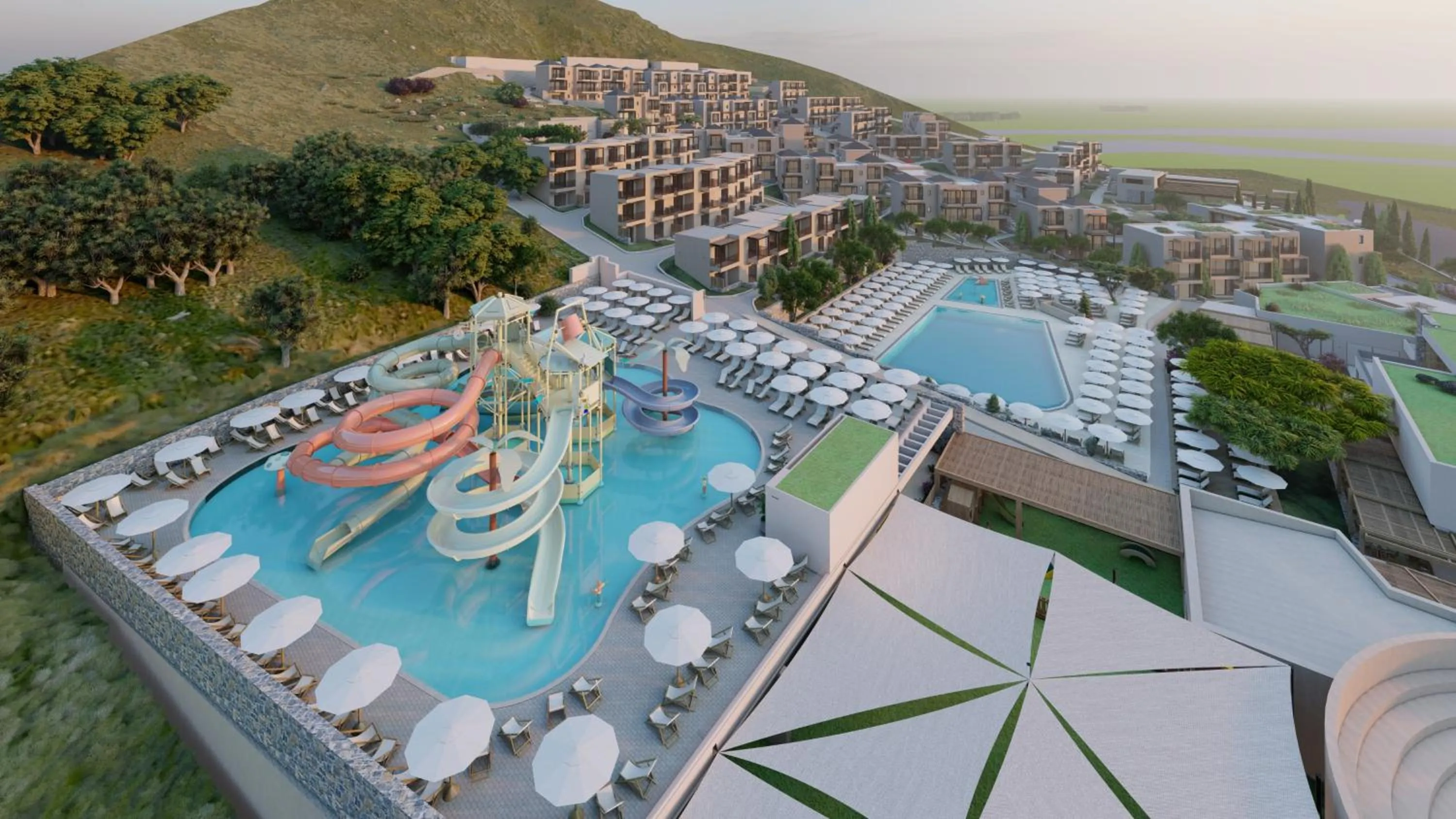 Aqua park in Elios Hill