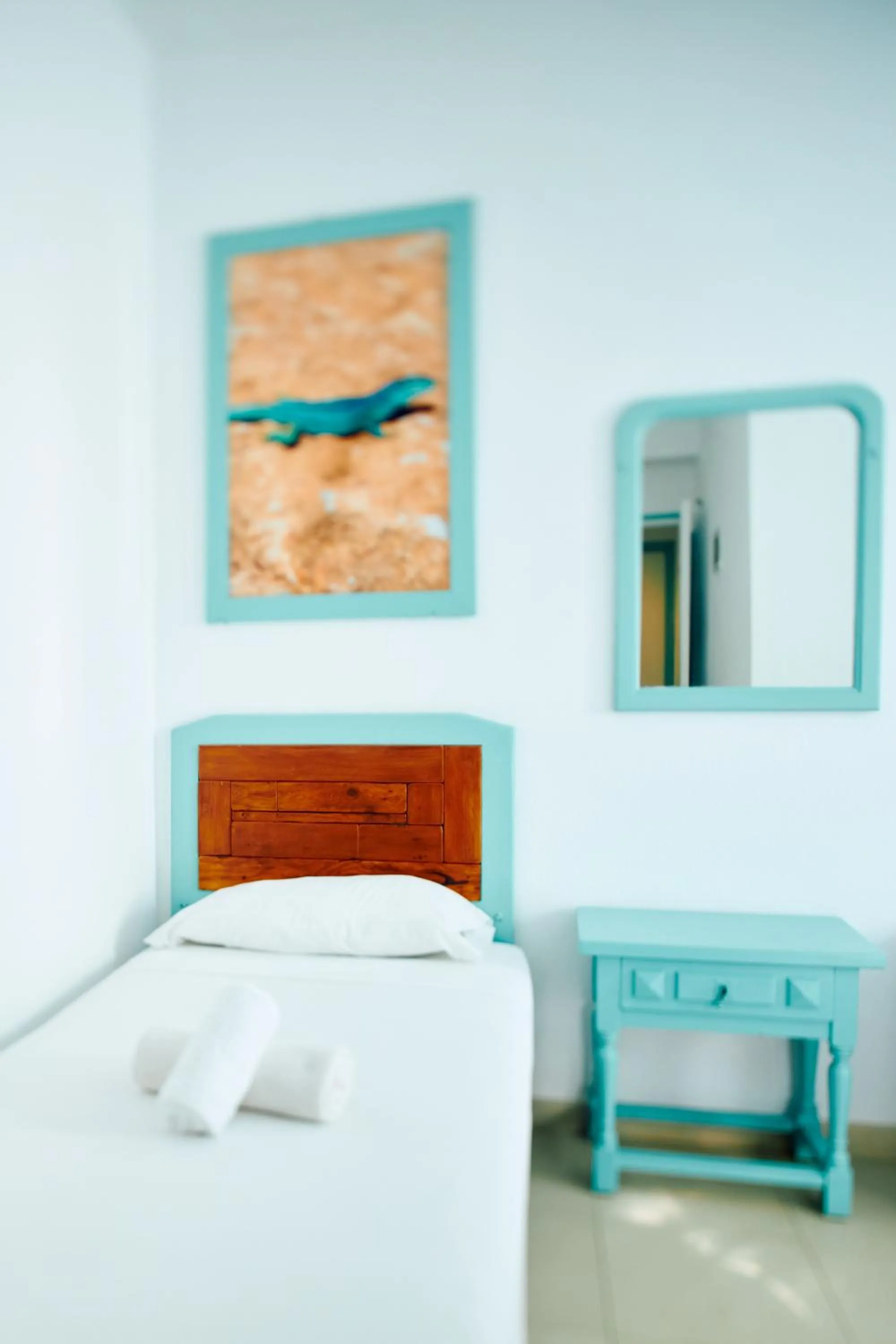 Bed in Hostal Sunset Ibiza