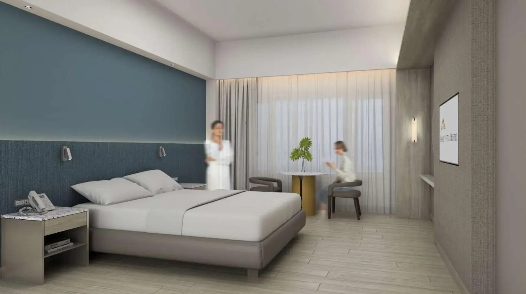 Bedroom, Bed in Taal Vista Hotel Bedroom, Bed in Taal Vista Hotel