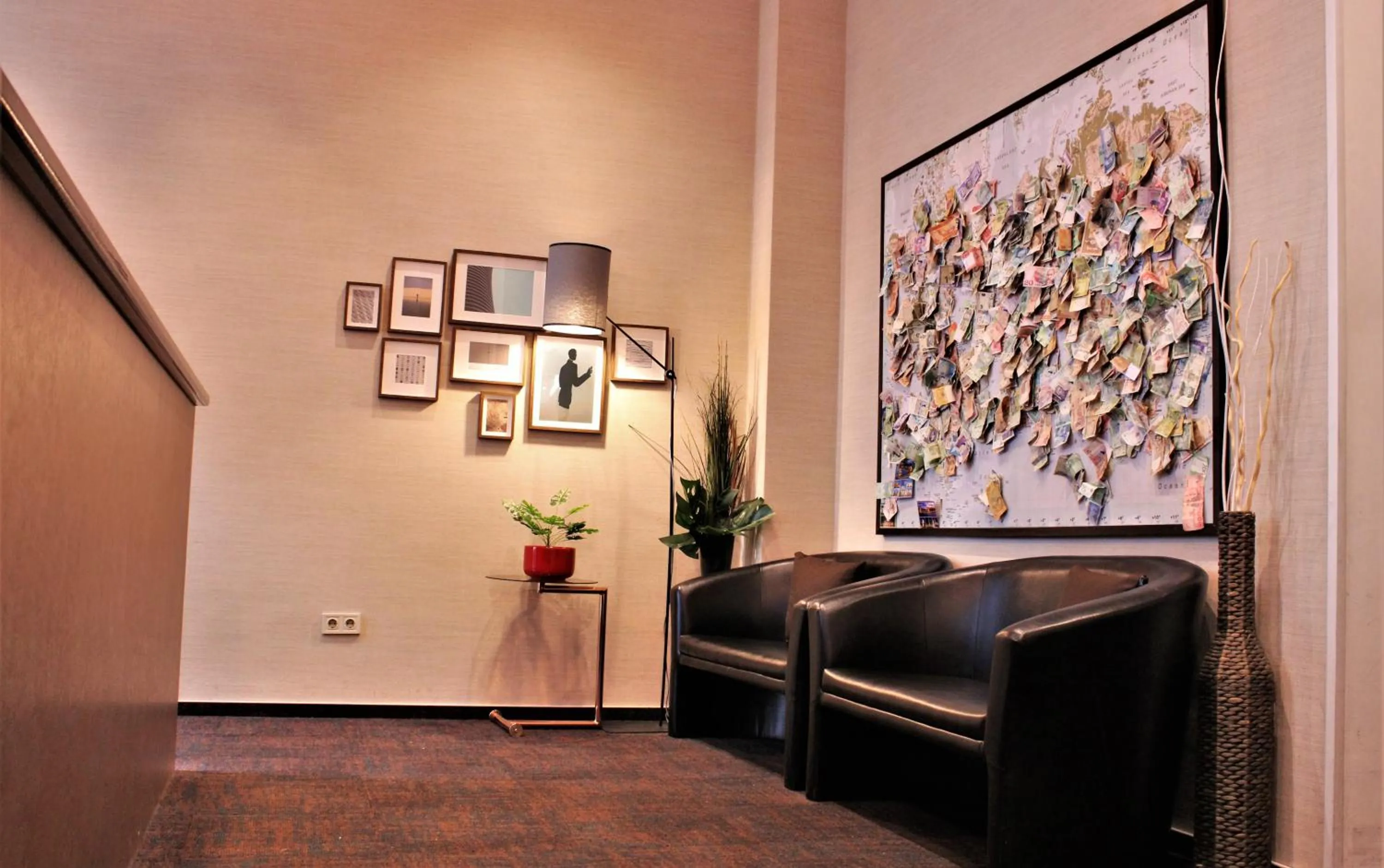 Lobby or reception in Made Inn Budapest