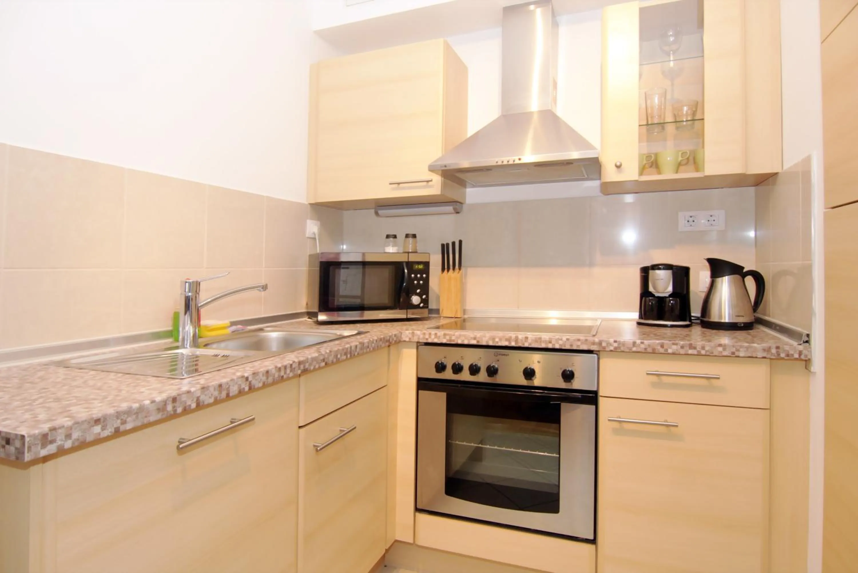 Kitchen or kitchenette in Made Inn Budapest