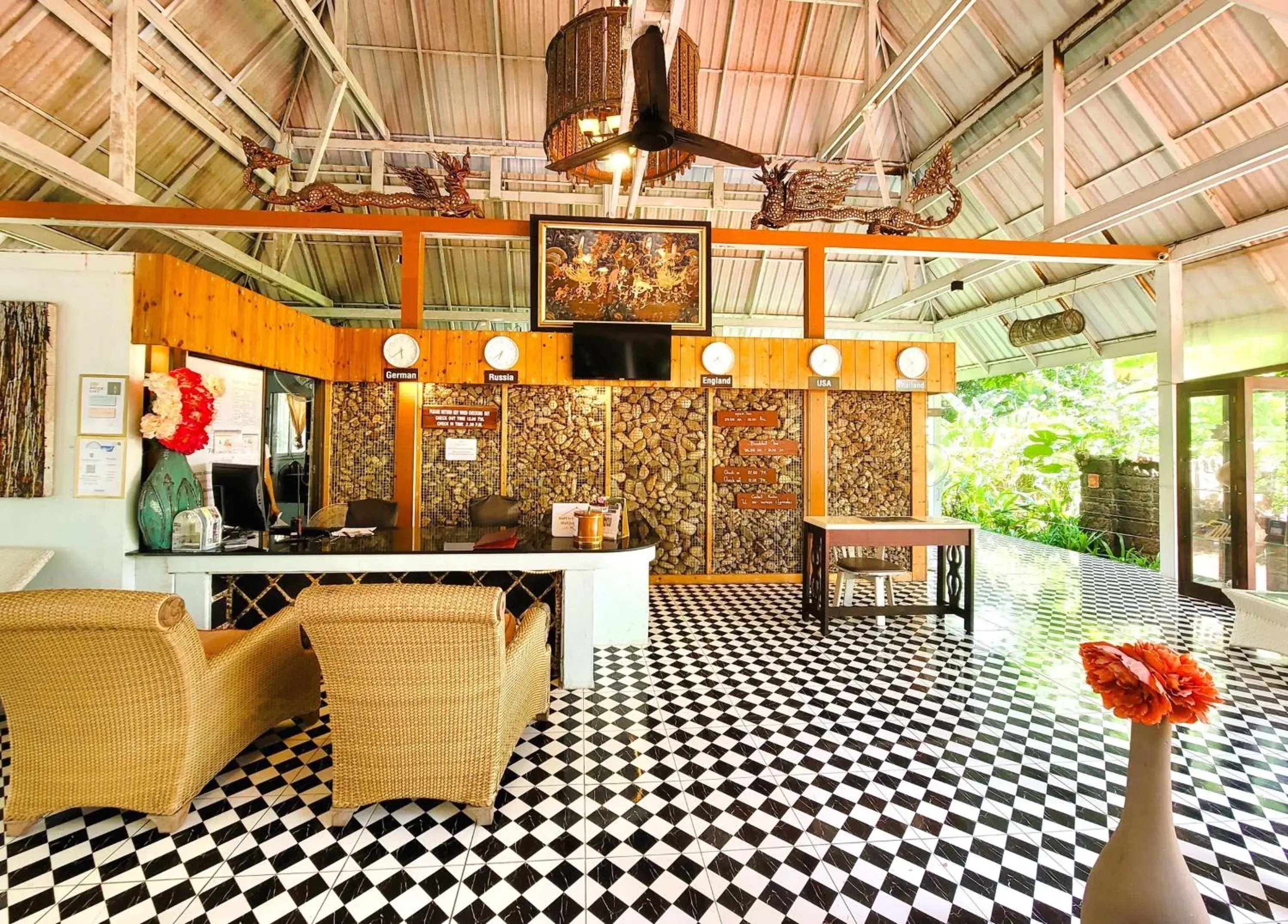 Lobby or reception in Koh Chang Cliff Beach Resort Lobby or reception in Koh Chang Cliff Beach Resort