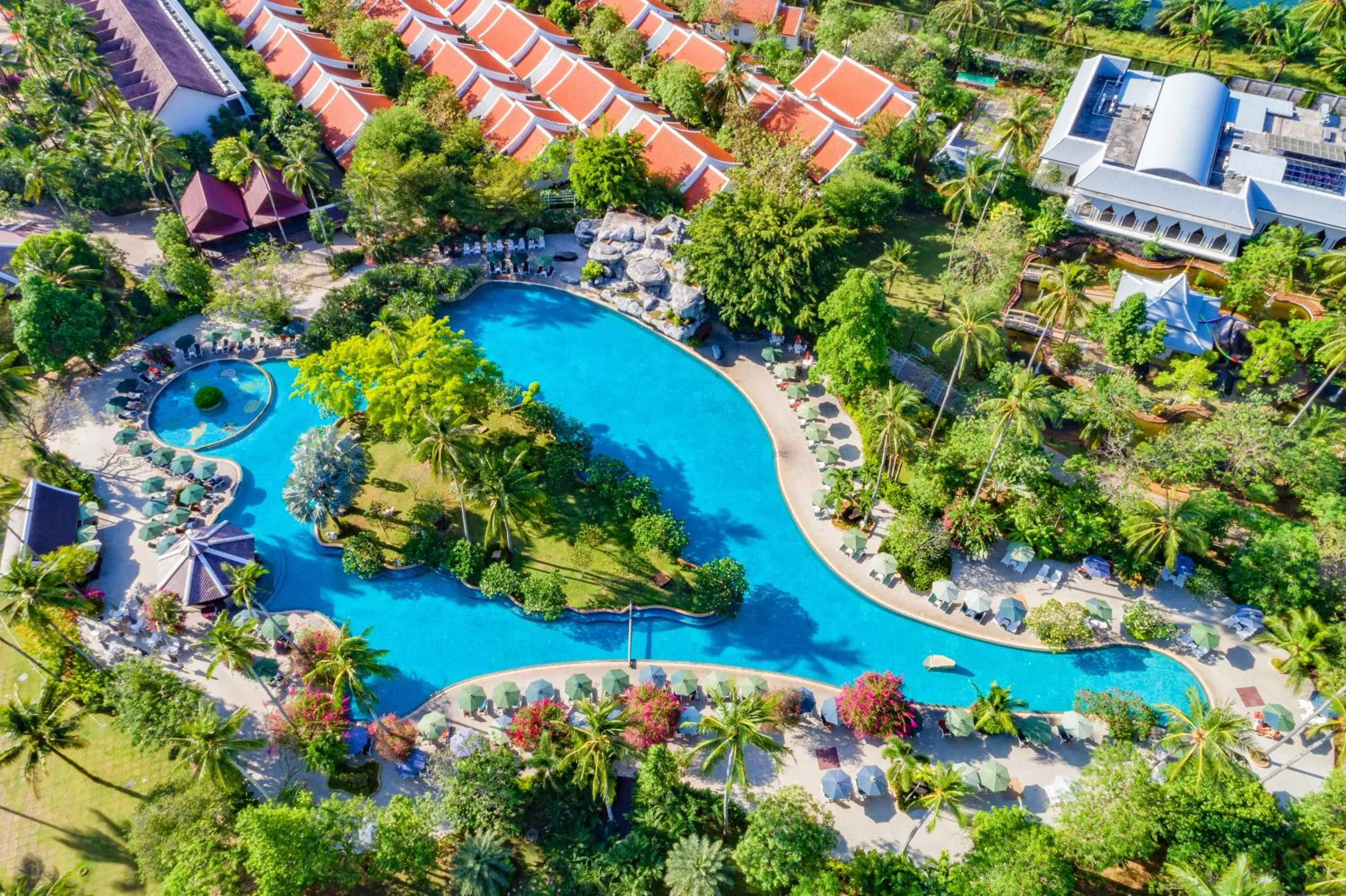 Day, Bird's-eye View in Duangjitt Resort and Spa - SHA Plus