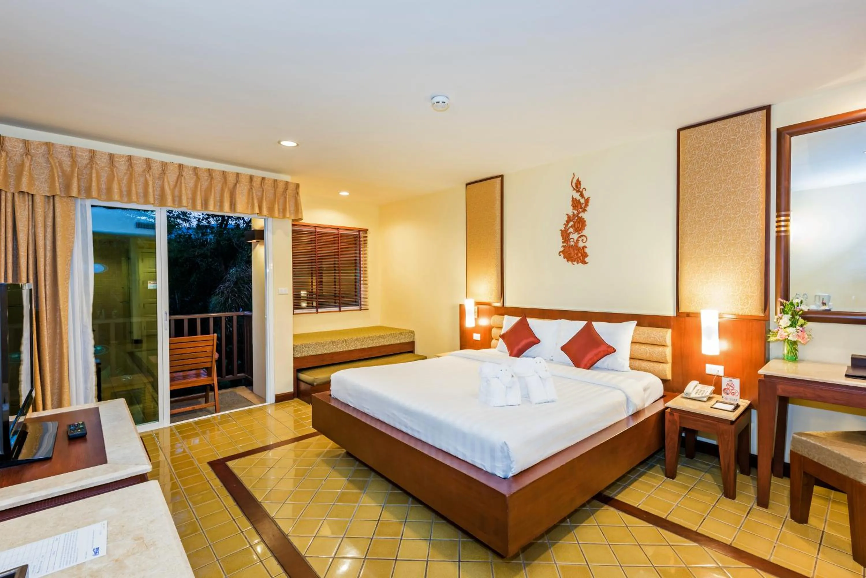 Bed in Duangjitt Resort and Spa - SHA Plus