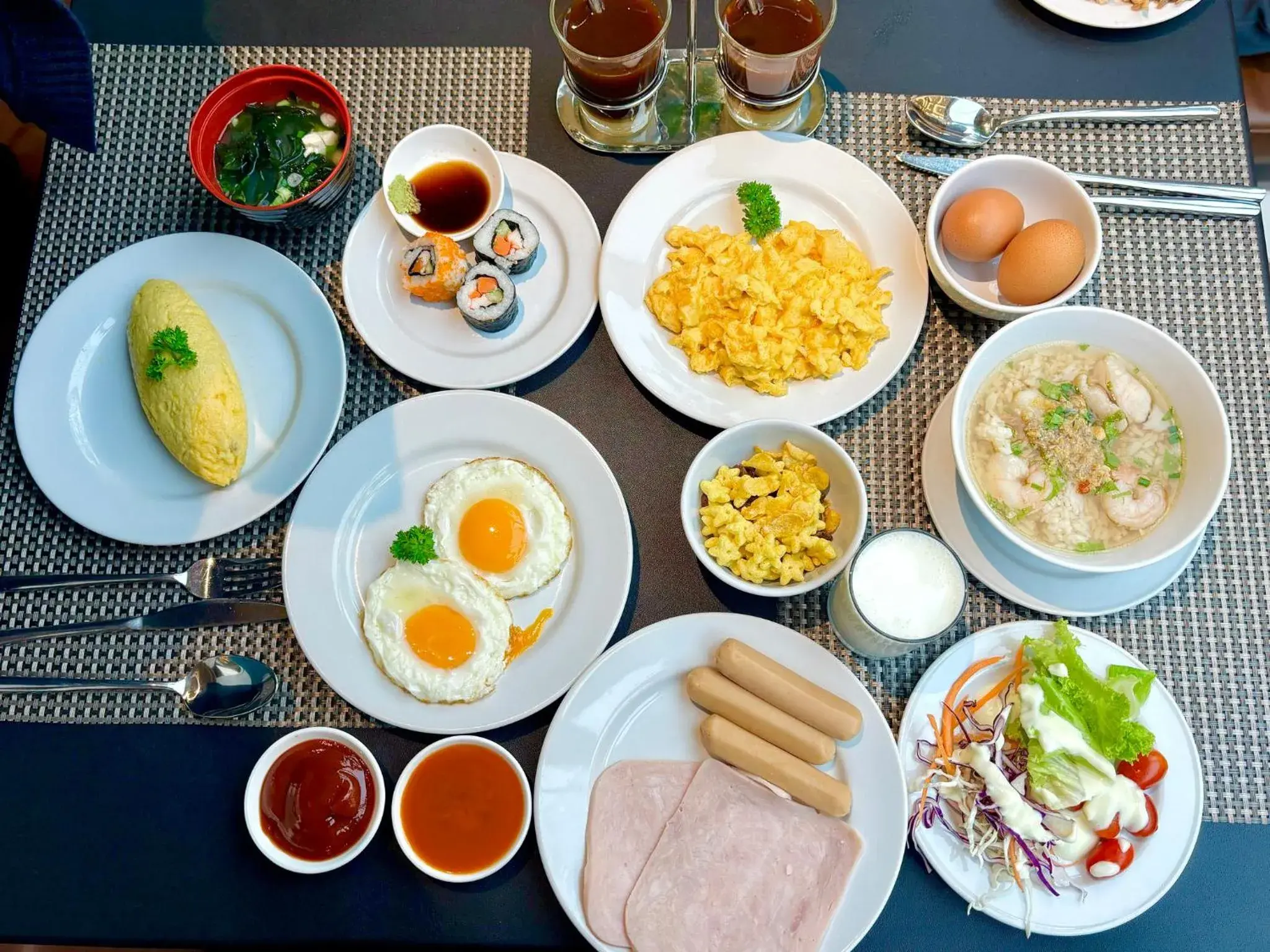 Breakfast in A-ONE Bangkok Hotel Breakfast in A-ONE Bangkok Hotel