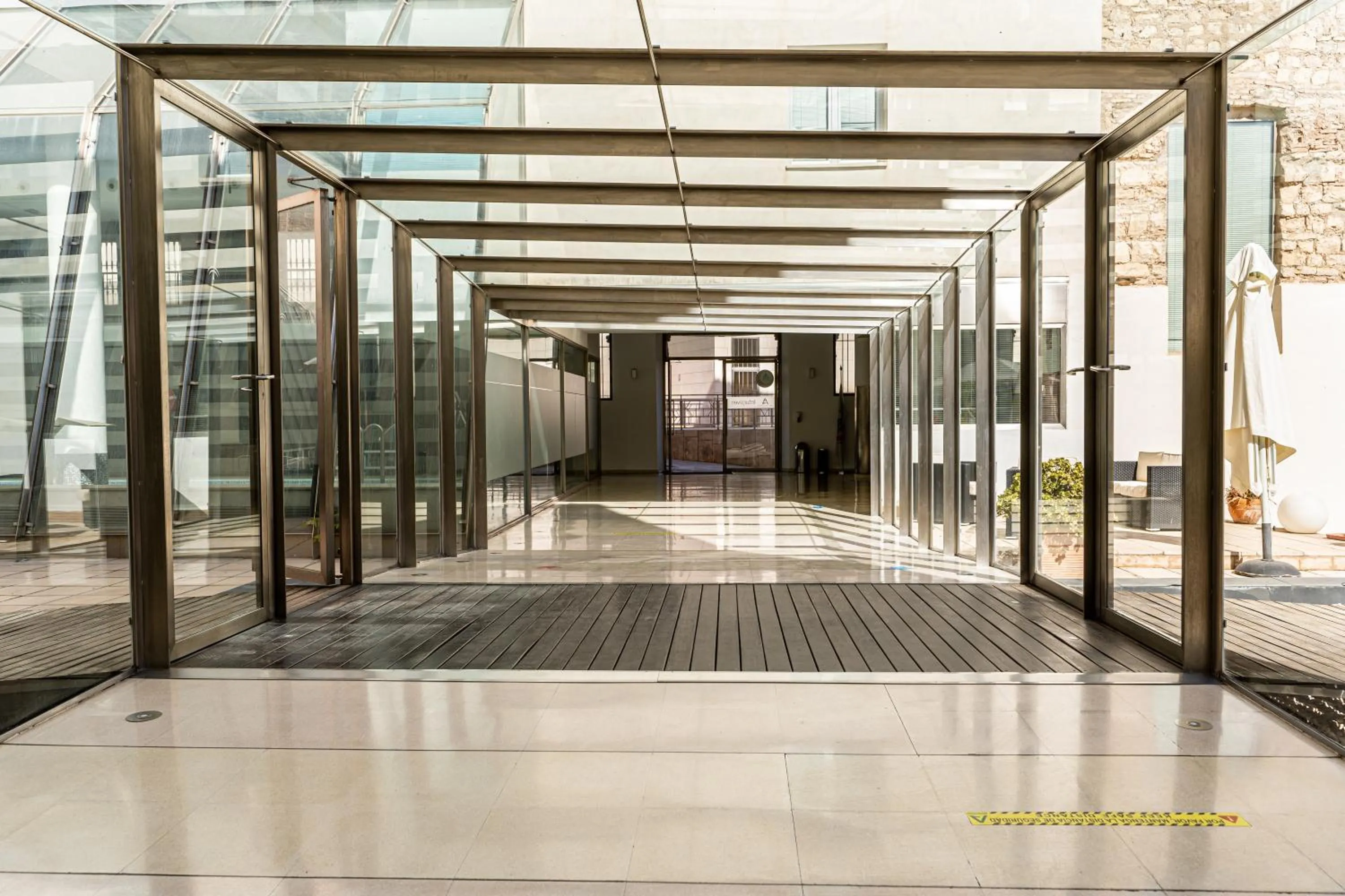 Patio in Albergue Inturjoven Jaen