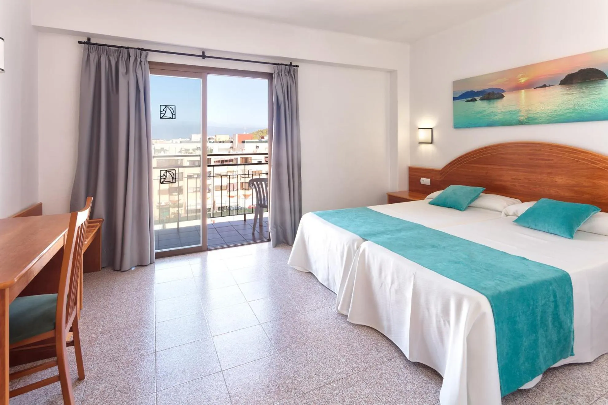 Bedroom, Bed in Hotel Brisa Ibiza - Adults only