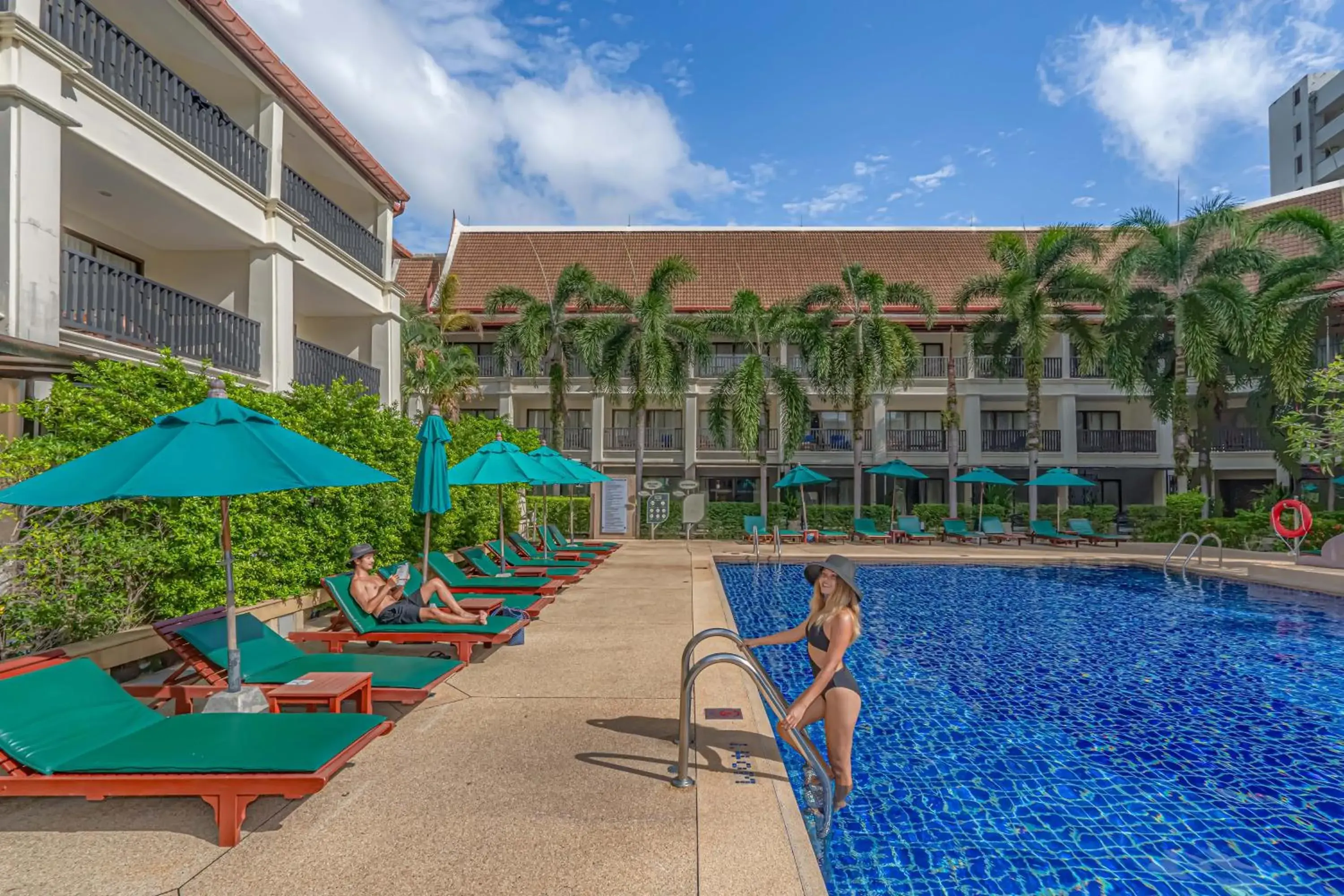 Pool view in Deevana Patong Resort & Spa Pool view in Deevana Patong Resort & Spa