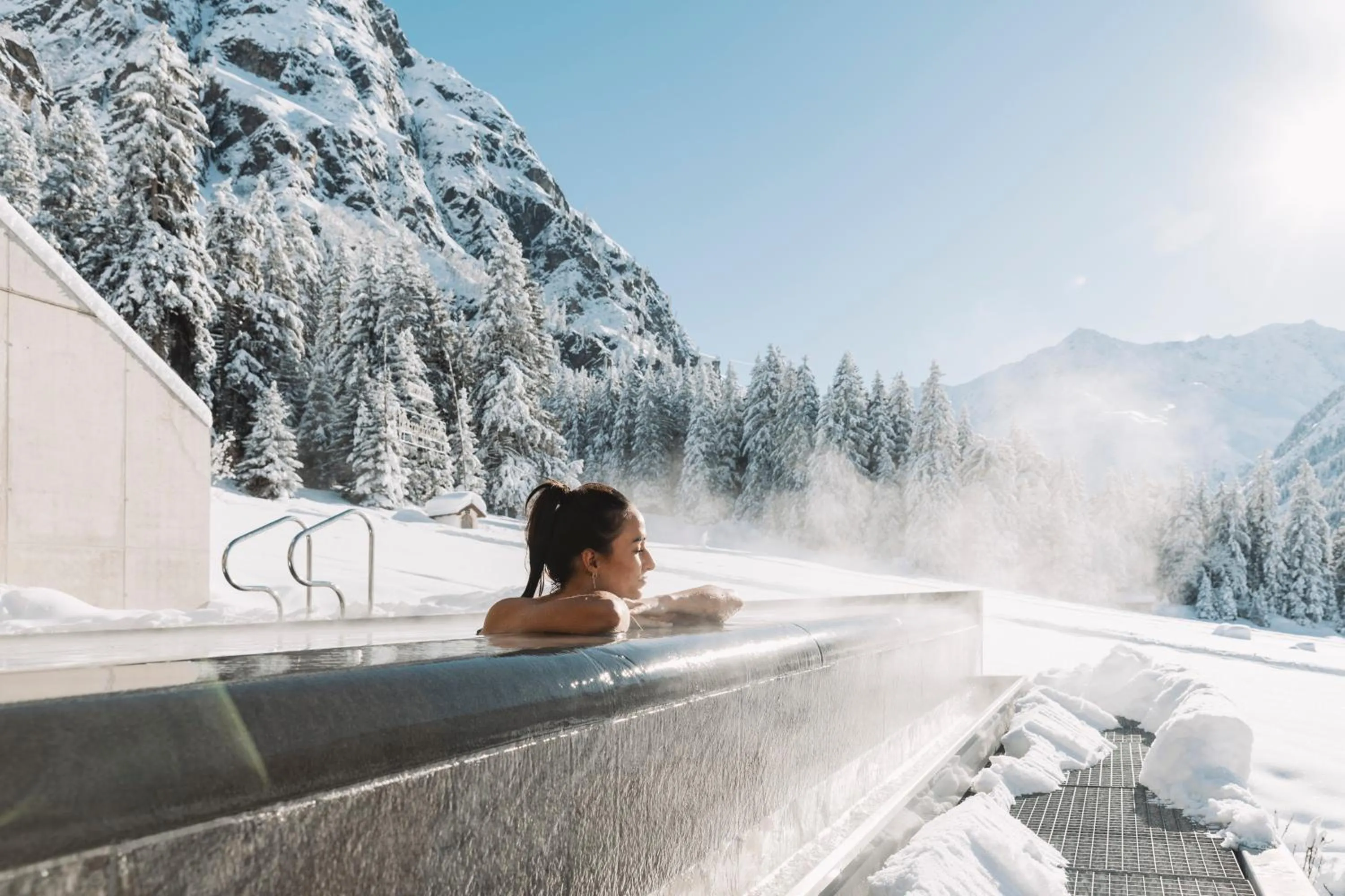 Swimming pool in Alpine Resort Sportalm