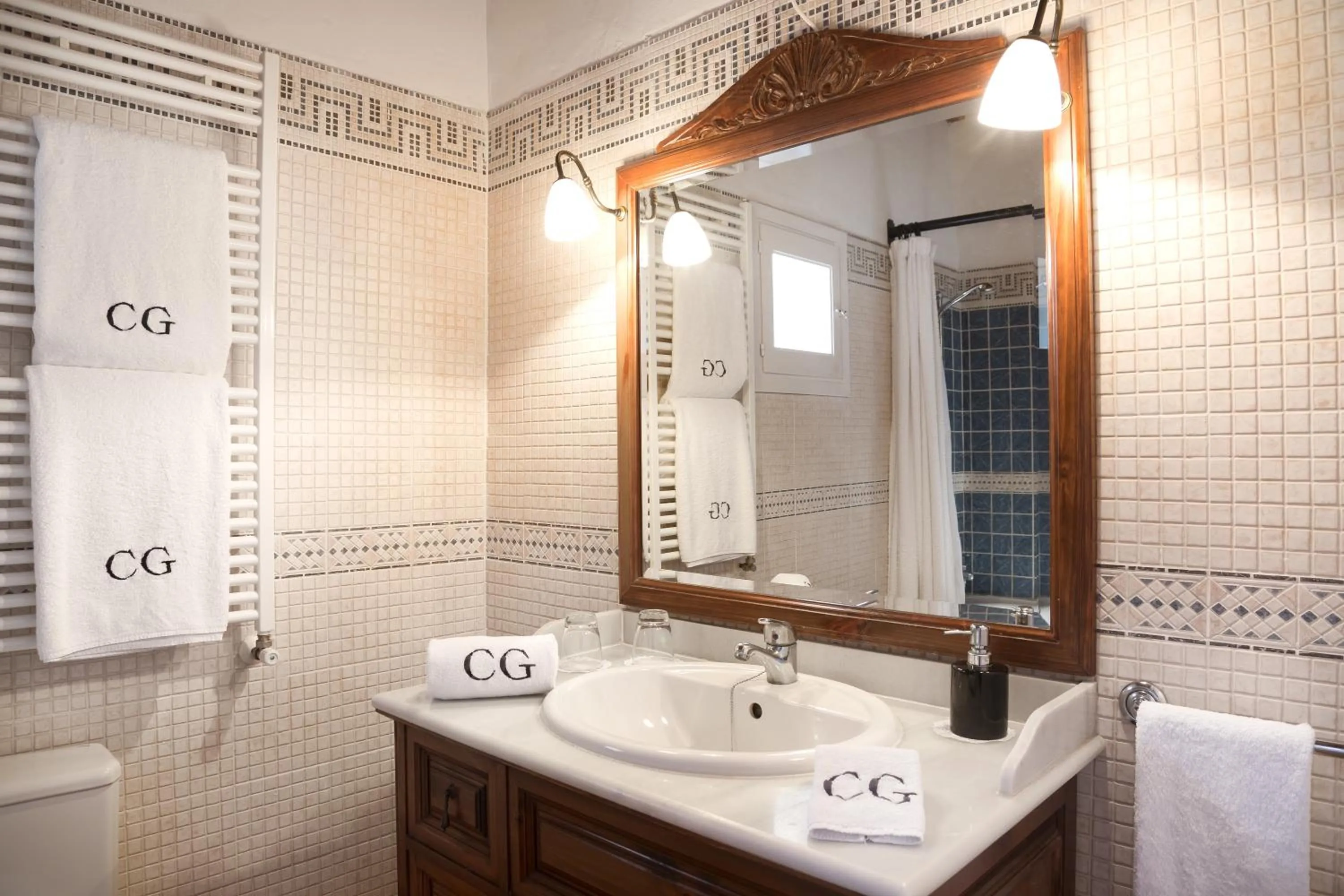 Bathroom in Agroturismo Can Guillem