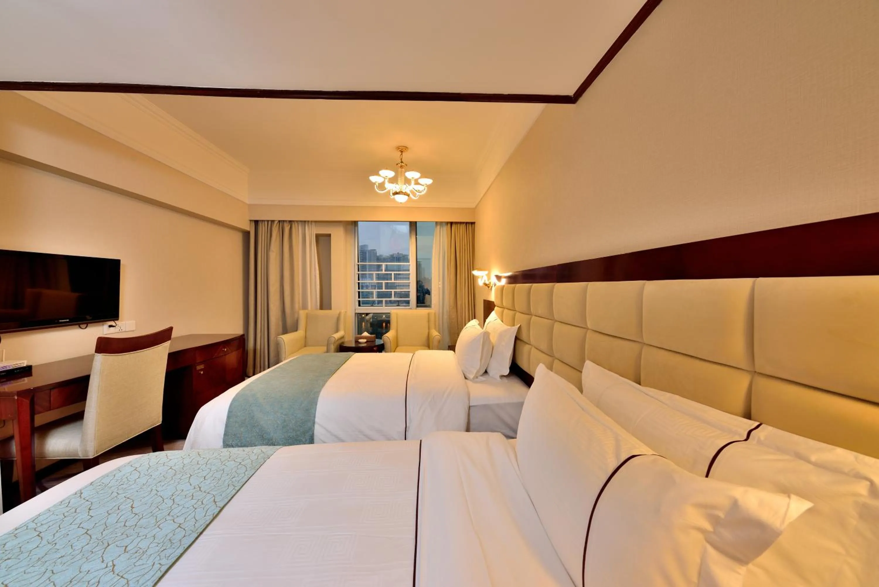 Bed in Hai Jun Hotel Guangzhou