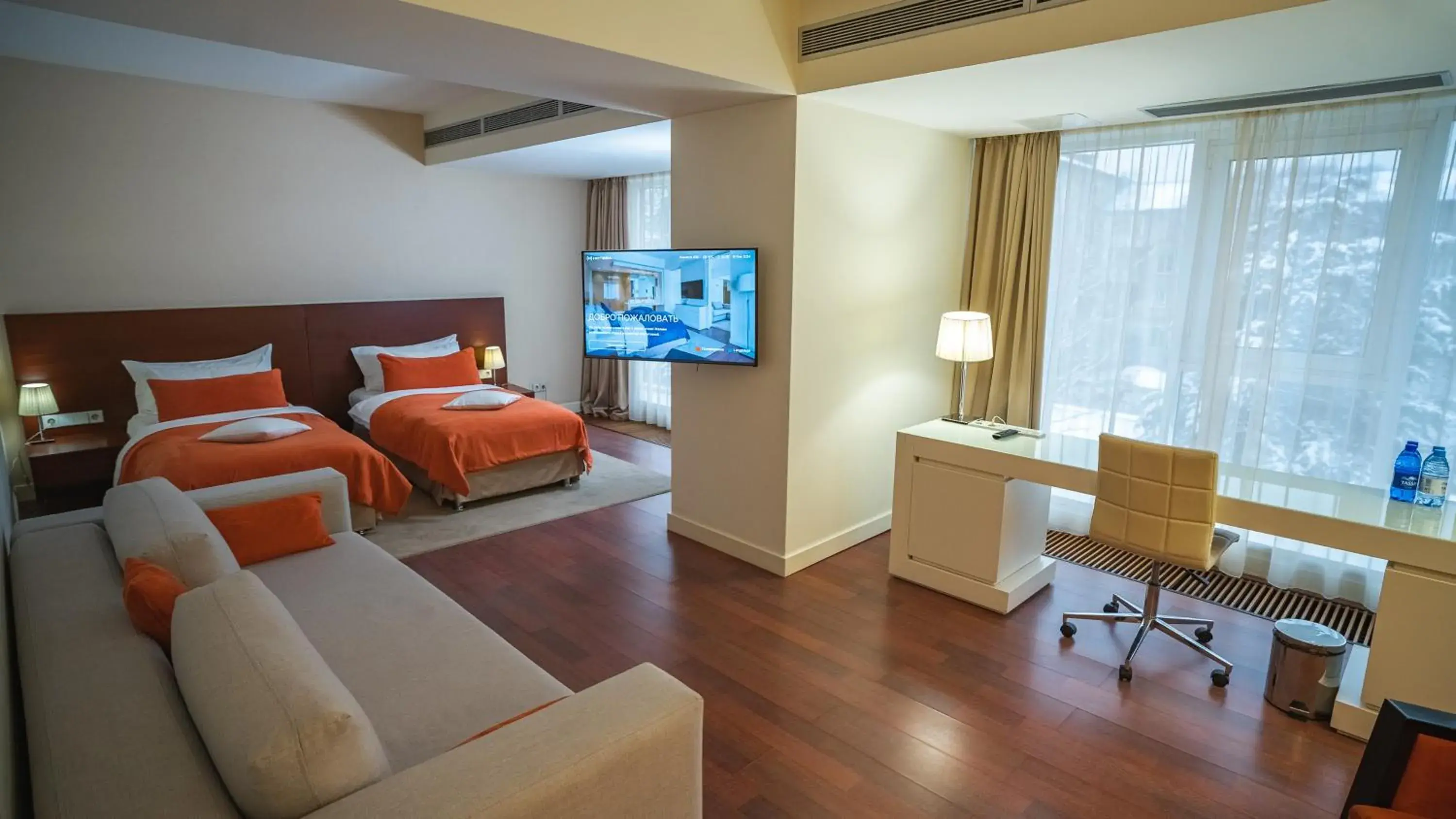 Photo of the whole room, Bed in Park Hotel Almaty Photo of the whole room, Bed in Park Hotel Almaty