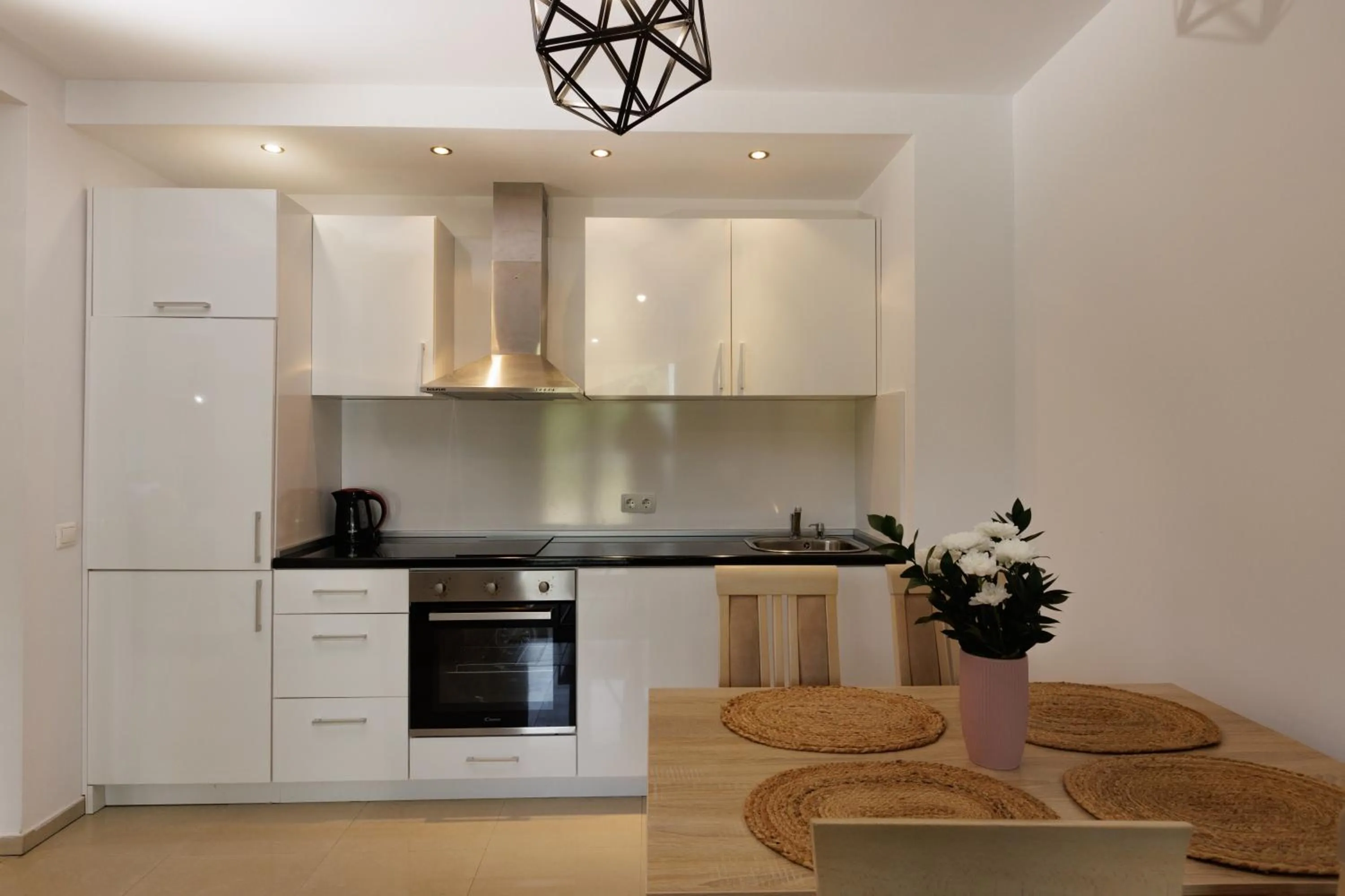 Kitchen or kitchenette in Saint George Palace Aparthotel