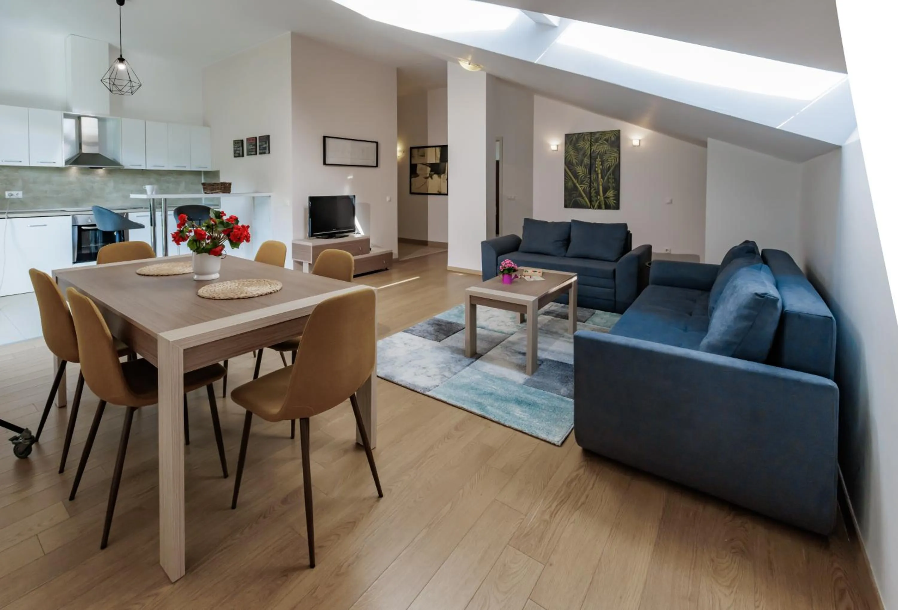 Living room in Saint George Palace Aparthotel