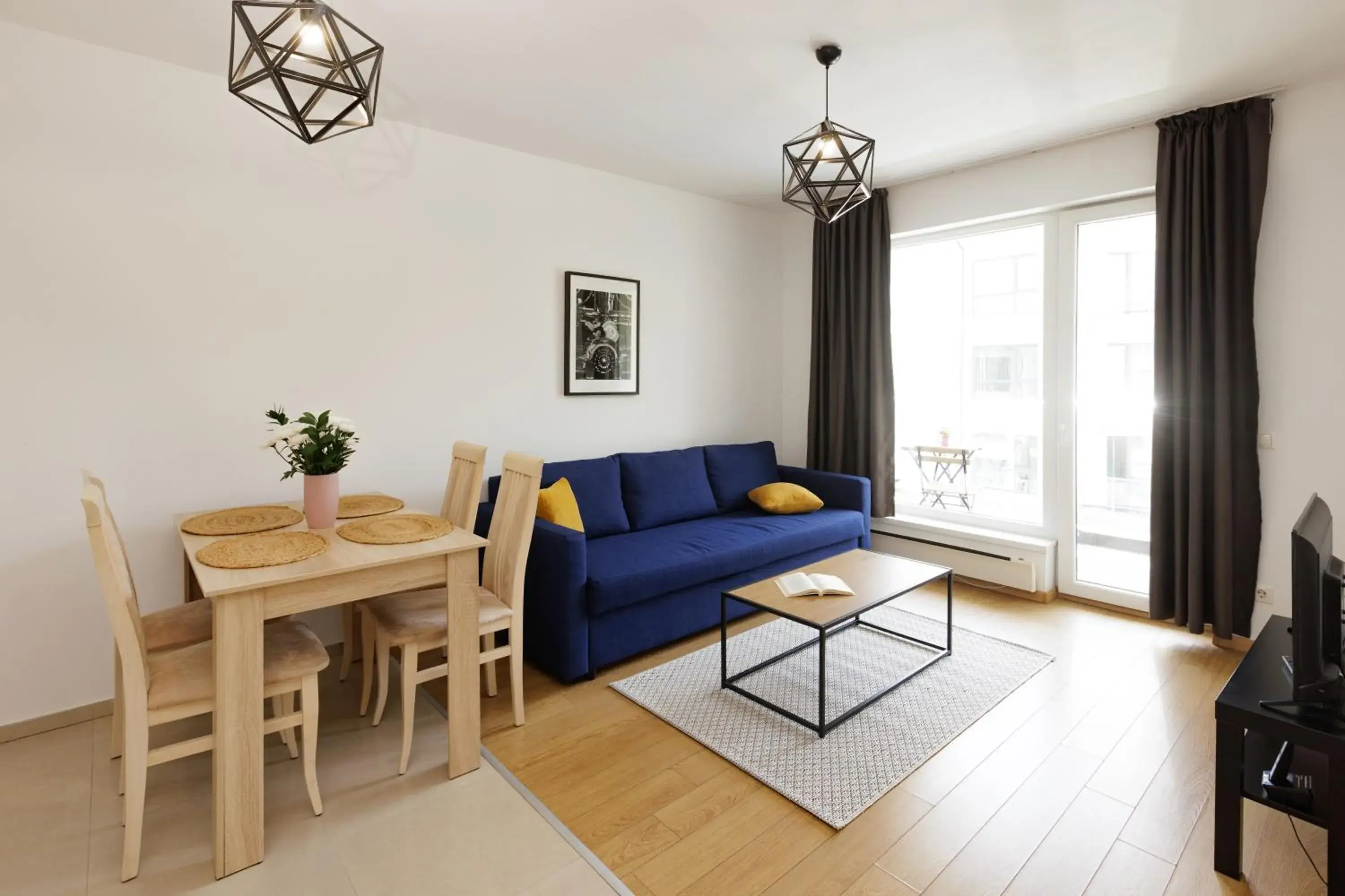 Living room in Saint George Palace Aparthotel Living room in Saint George Palace Aparthotel