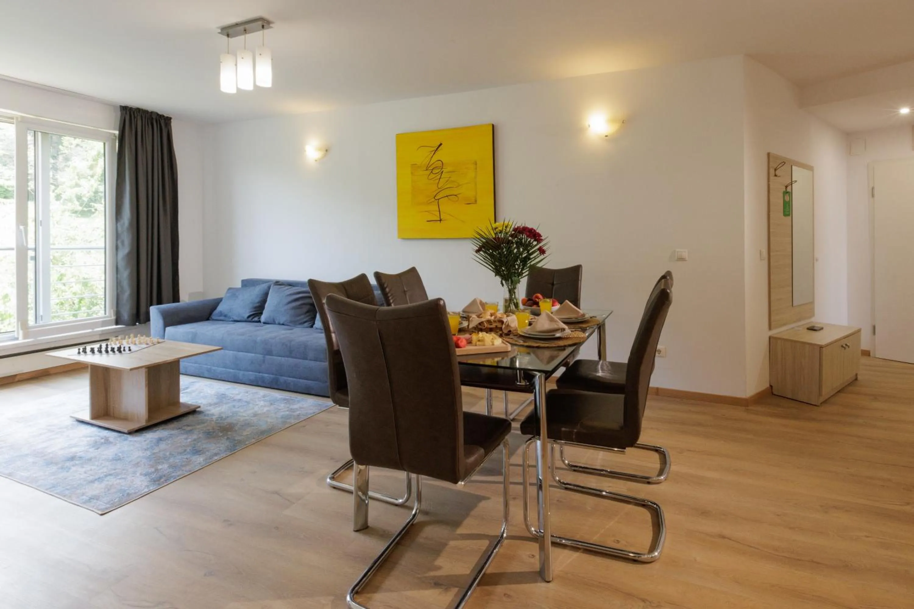 Living room in Saint George Palace Aparthotel