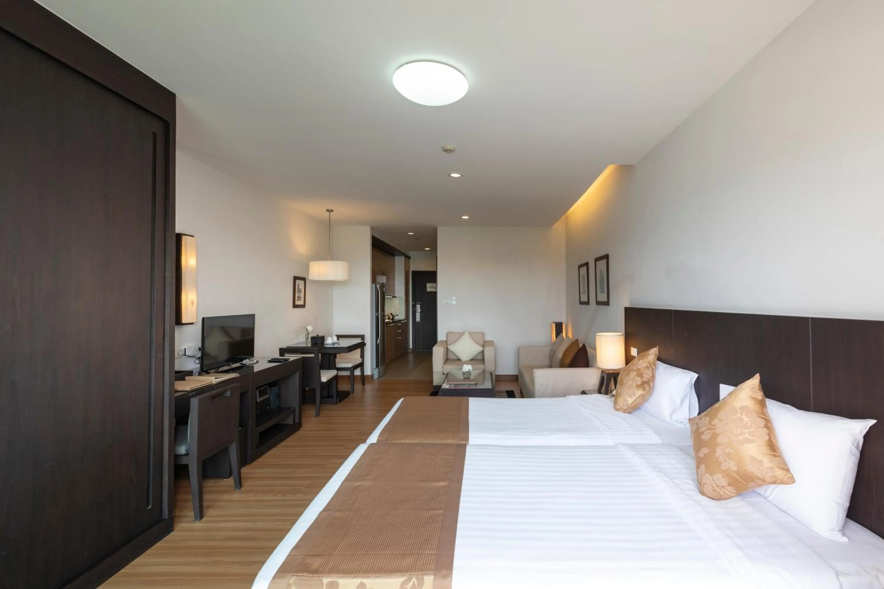 Bed in Kantary Hotel Kabinburi