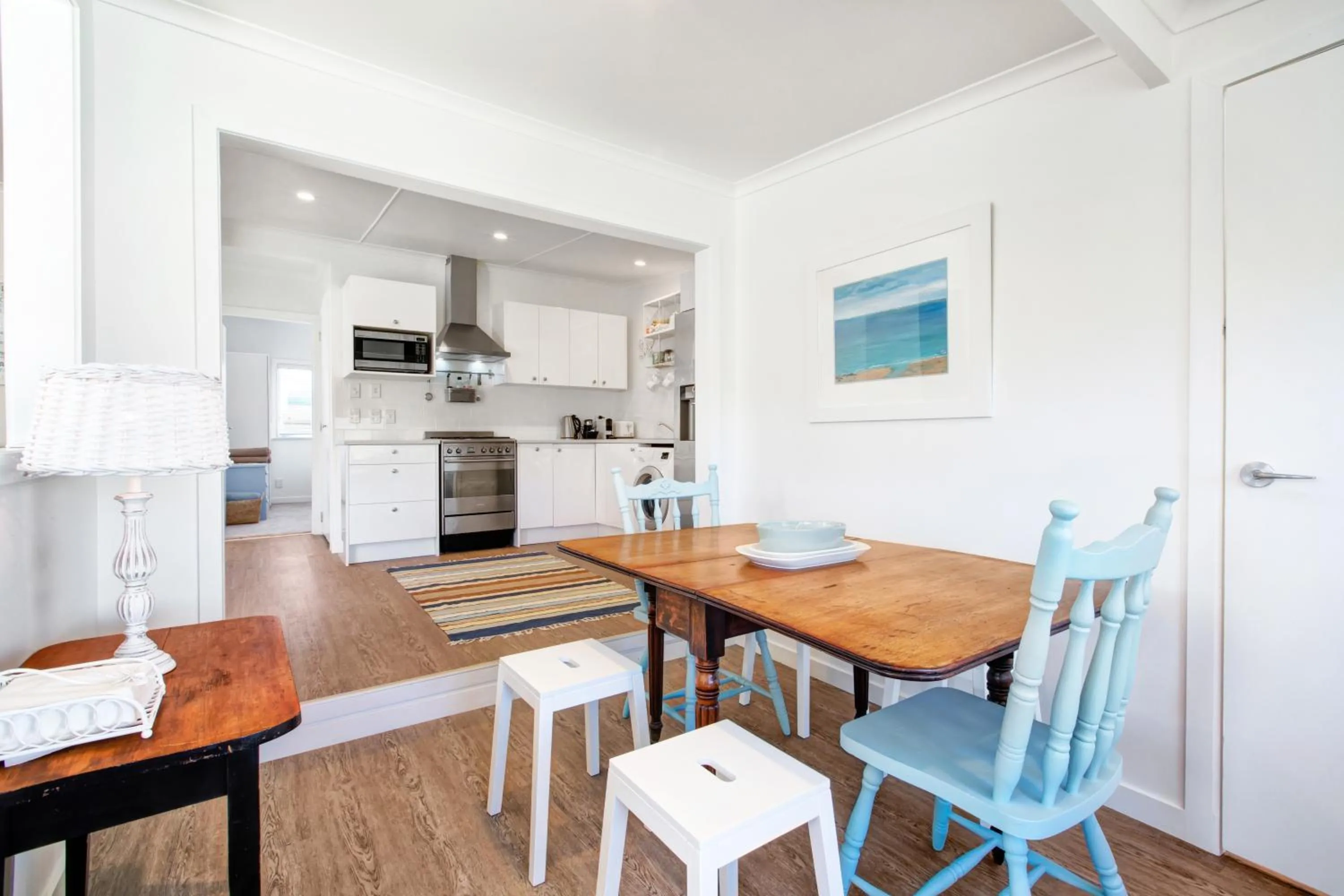 The Little Blue Bach in Oneroa Village by Waiheke Unlimited