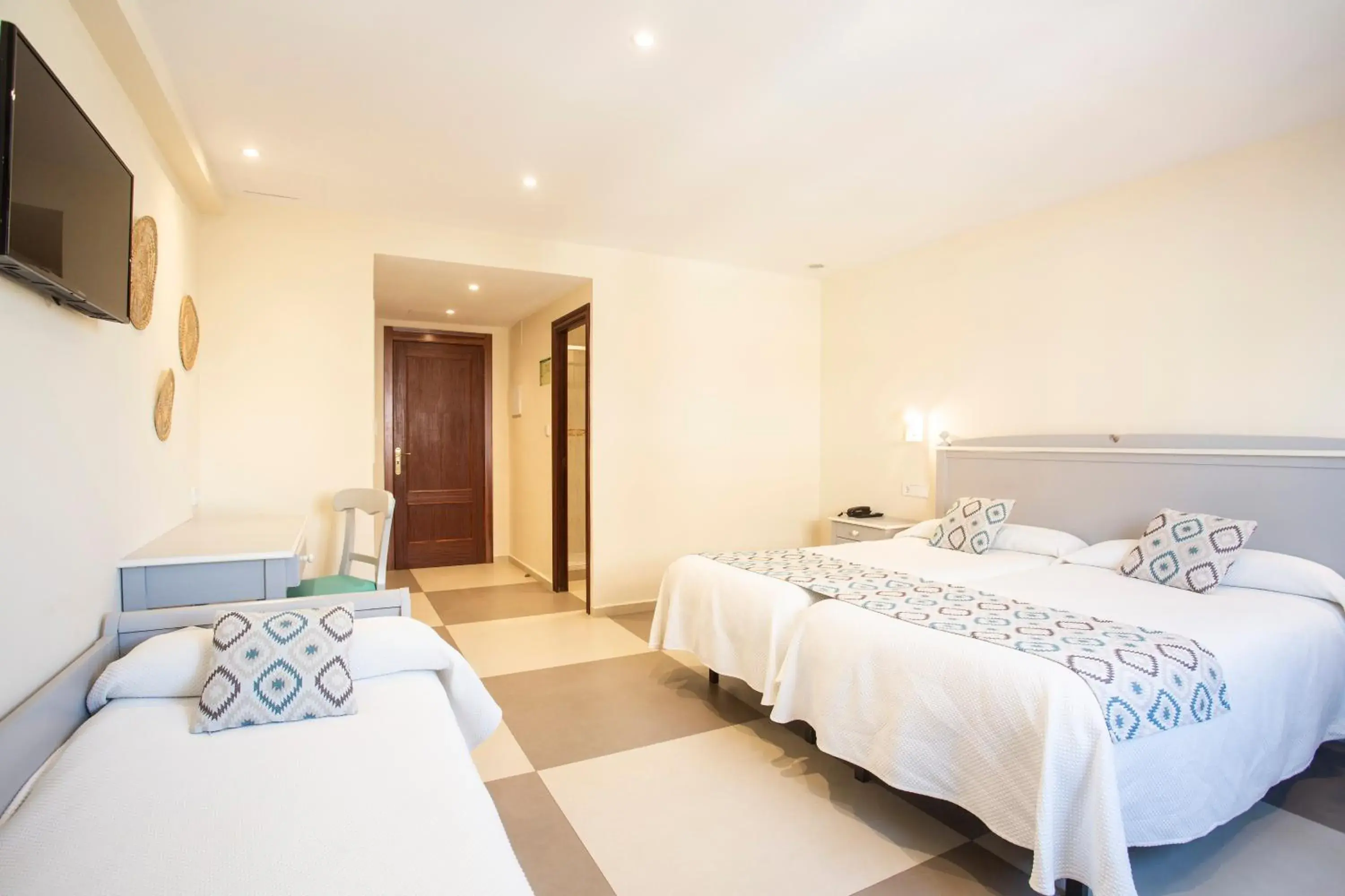 Bed in Hotel Playa Sol Bed in Hotel Playa Sol