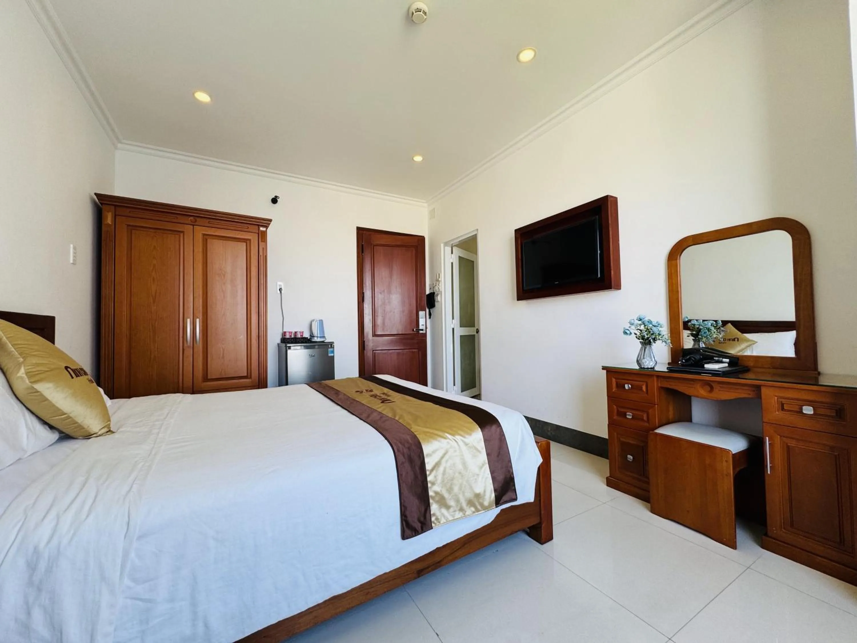 Bed in Khách Sạn Ninh Chữ